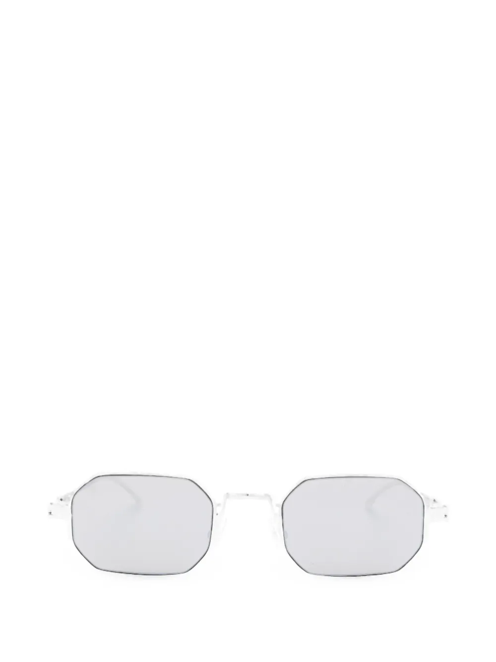 Mykita Studio 15.1 zonnebril met geometrisch montuur Zilver