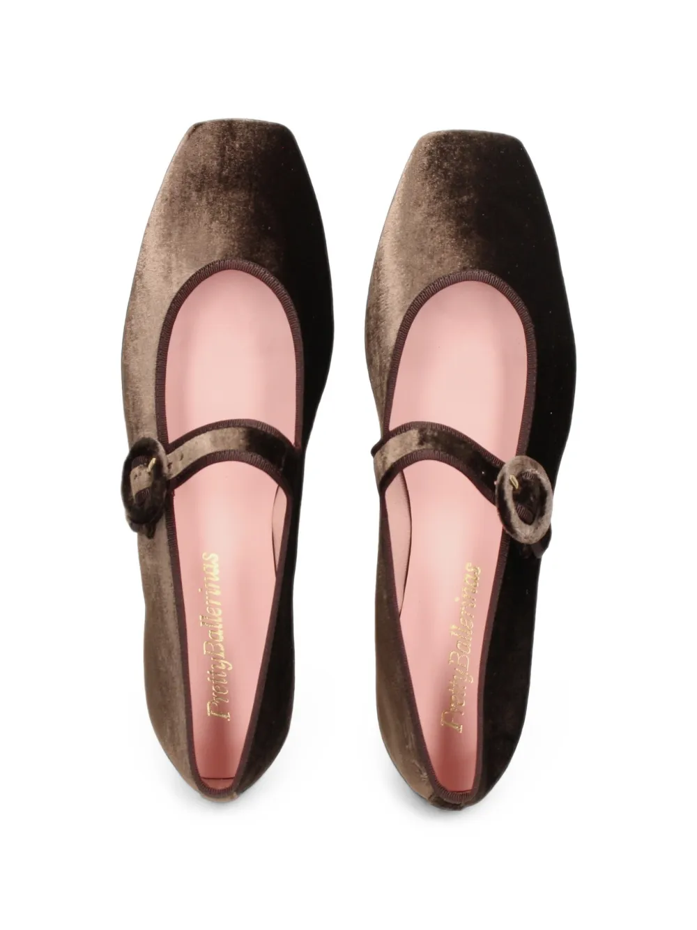 Pretty Ballerinas Camille velvet ballet flats Bruin