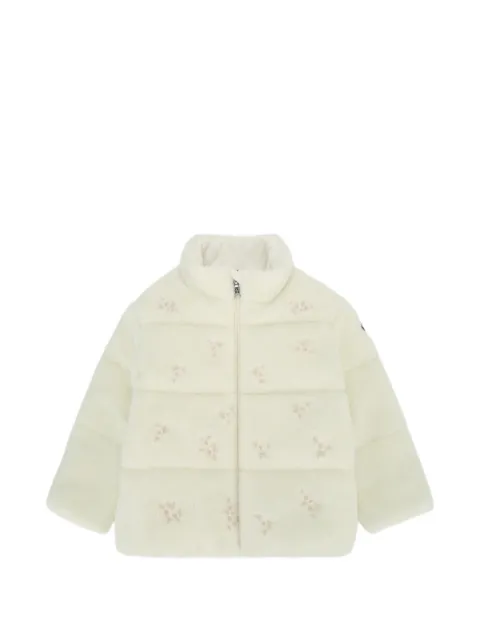 Moncler Enfant Chiara floral-embroidered jacket