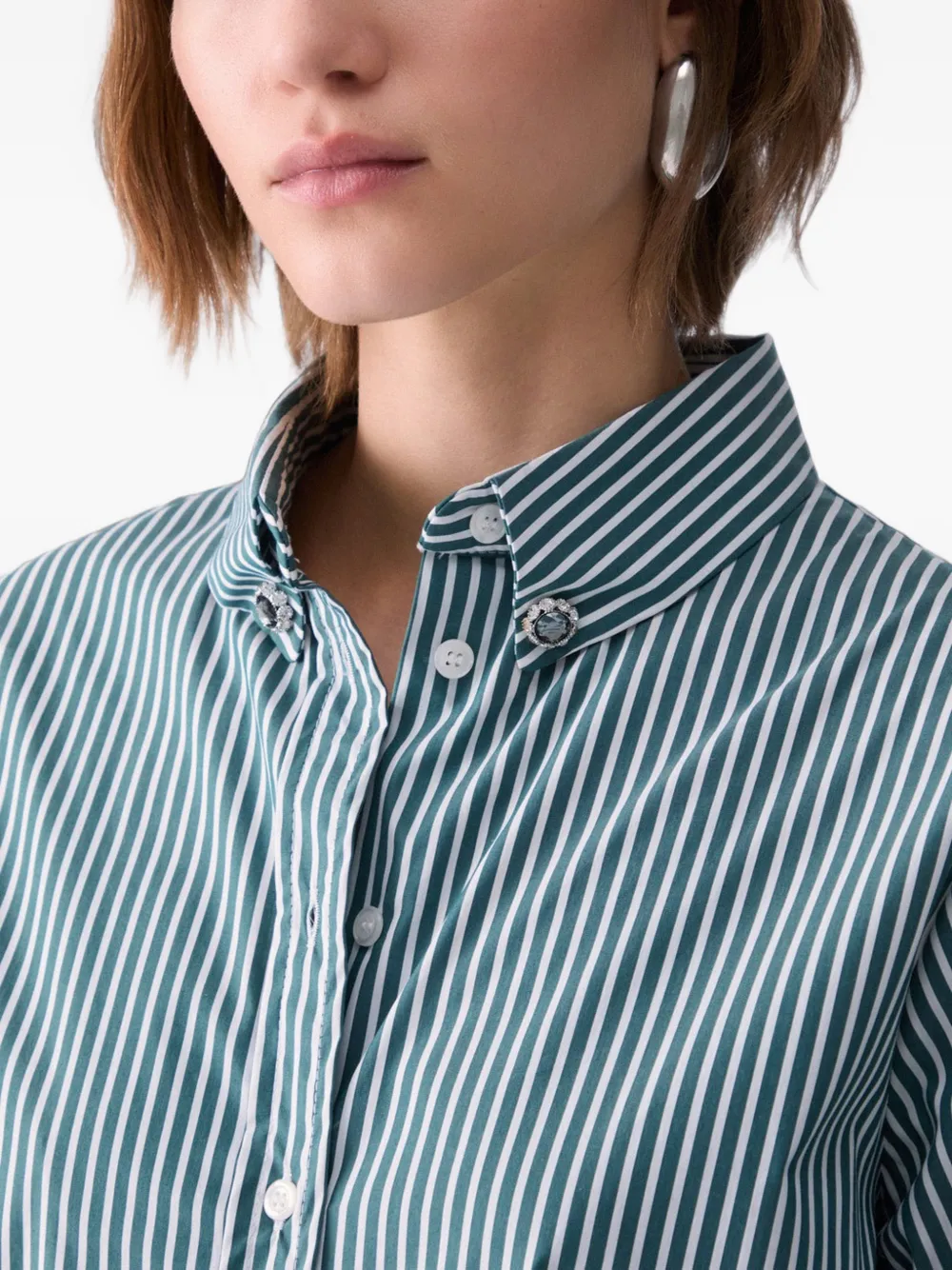 LIU JO Gestreept blouse Groen
