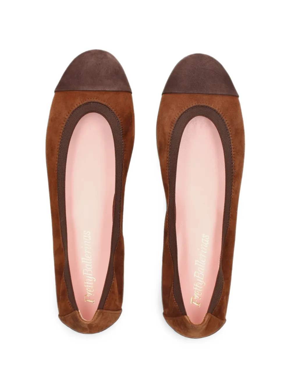 Pretty Ballerinas Nicole cap-toe ballet flats Bruin