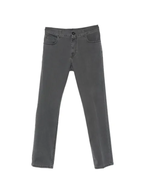 Stefano Ricci logo-plaque straight-leg trousers