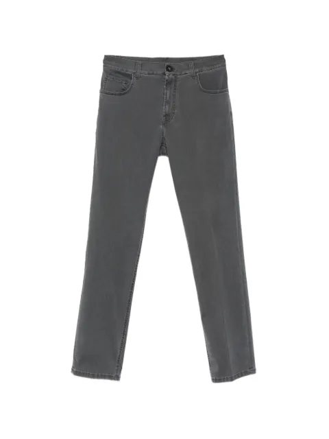 Stefano Ricci logo-plaque straight-leg trousers