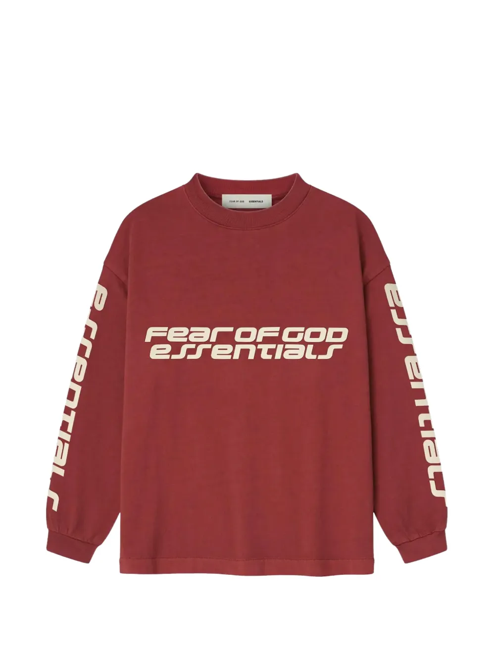 FEAR OF GOD ESSENTIALS KIDS Essentials logo-print T-shirt - Rosso