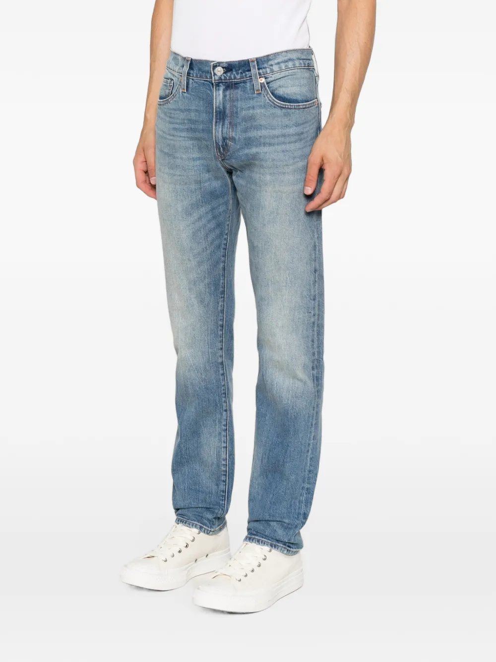 Levi's Slim-fit jeans Blauw