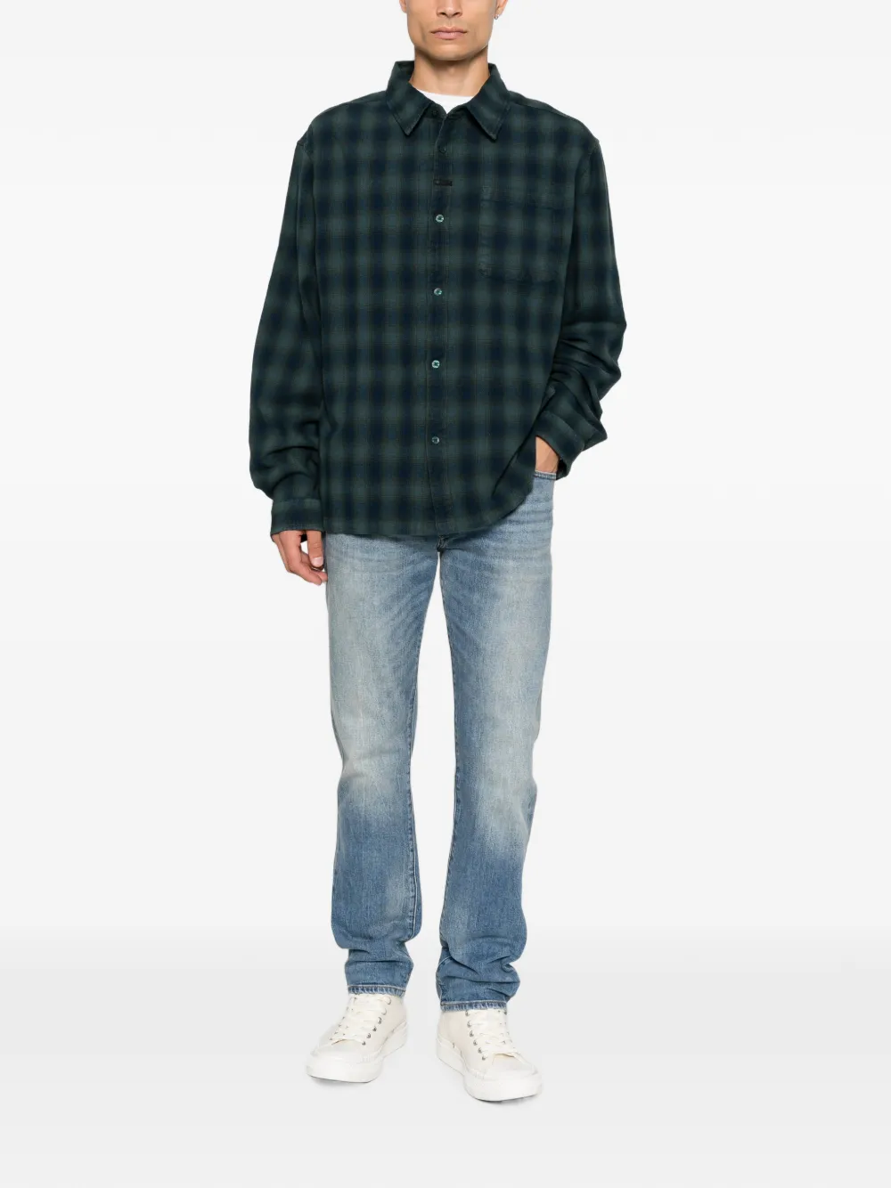 Levi's Slim-fit jeans Blauw