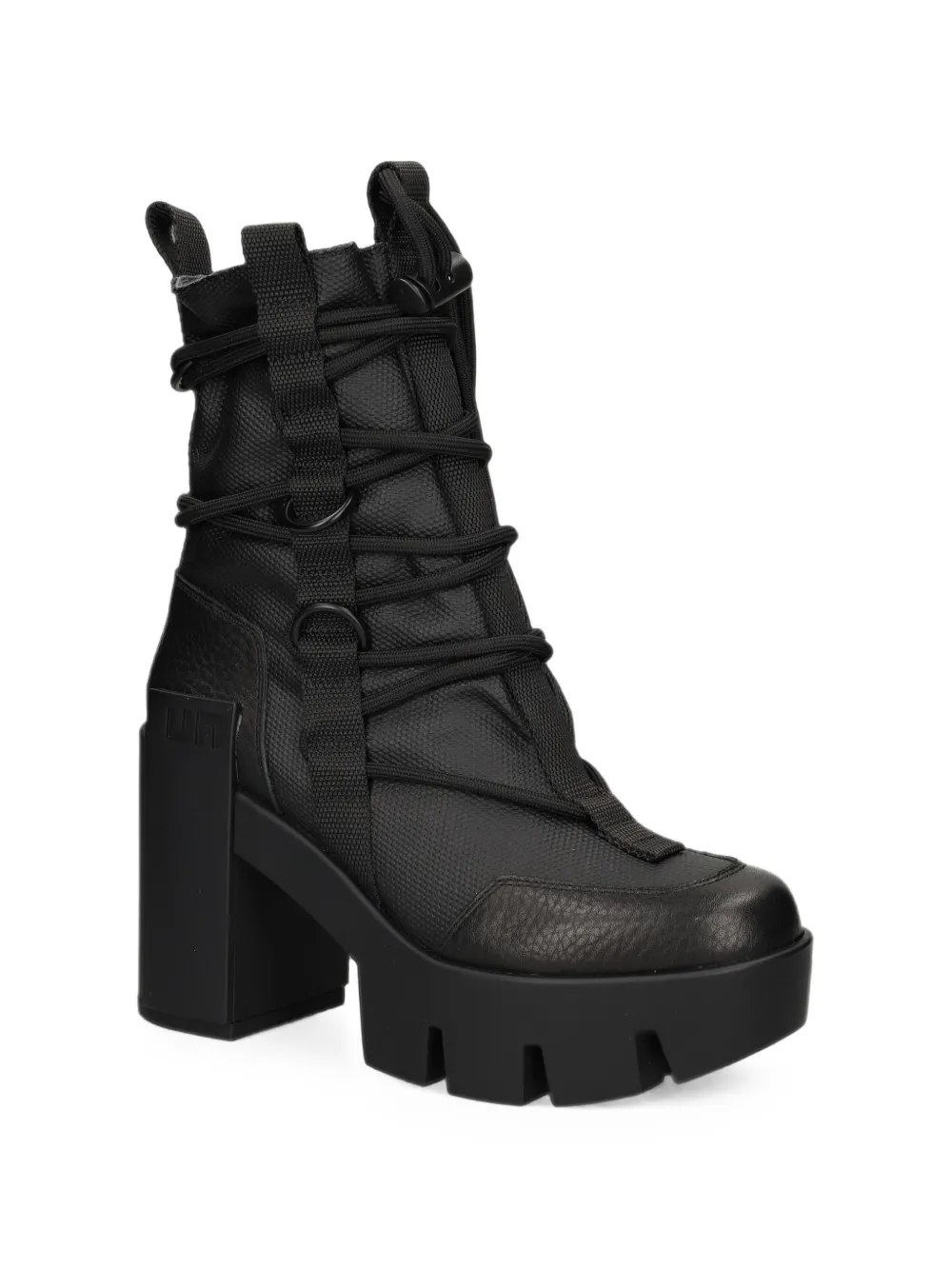United Nude Grip Desert lace-up platform boots Zwart