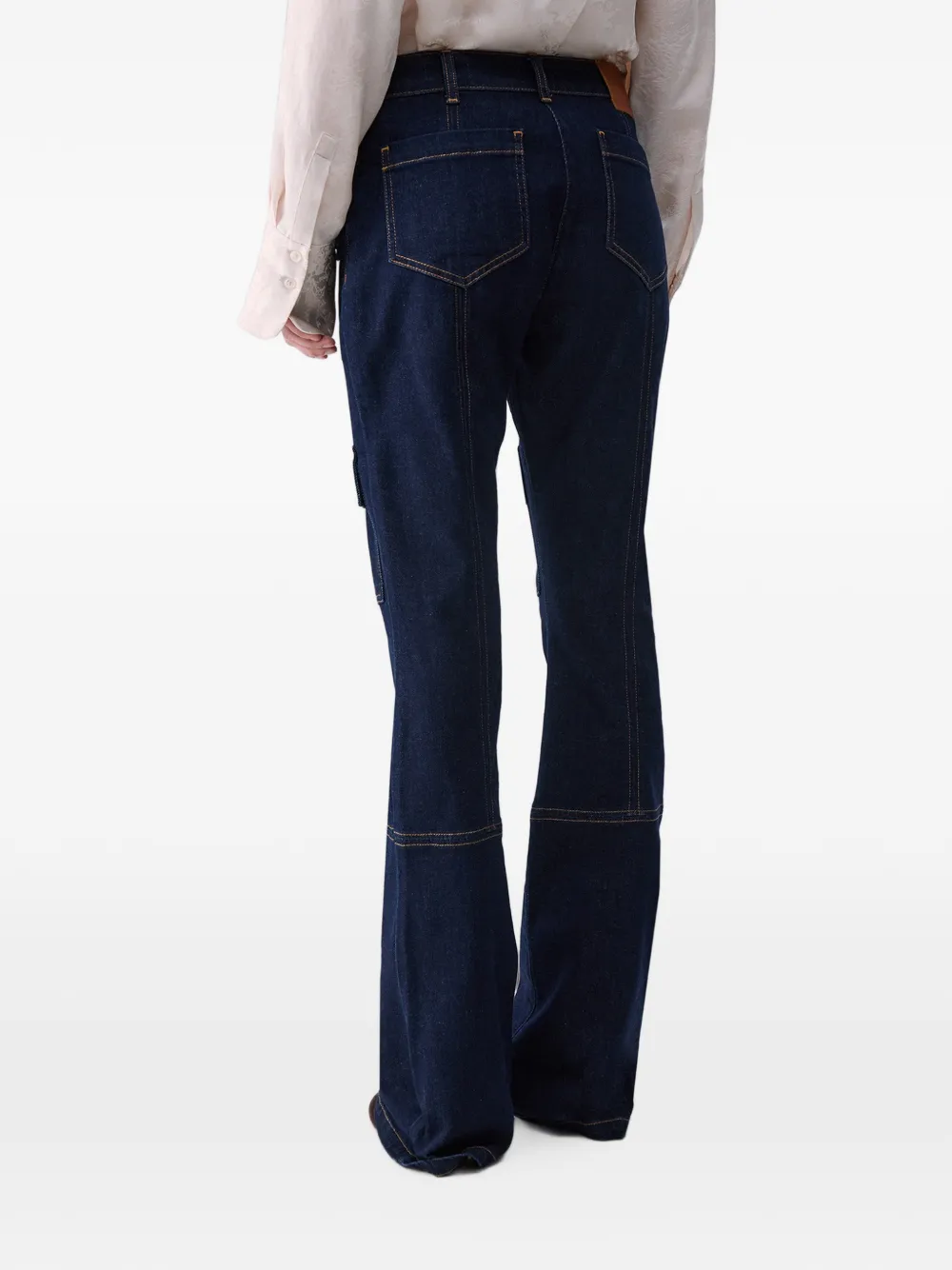 LIU JO Flared jeans met zakken Blauw
