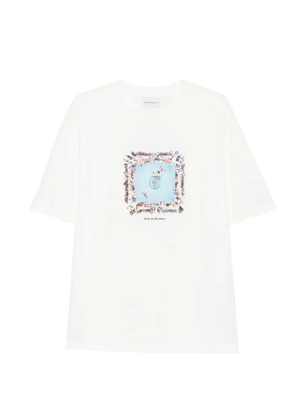 Drôle De Monsieur Boxers Ring graphic-print T-shirt