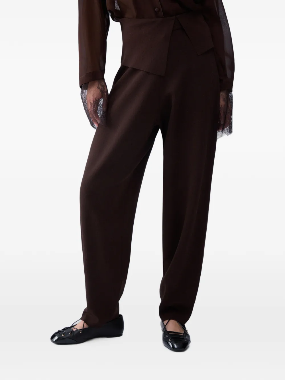 LIU JO Gebreide broek Bruin