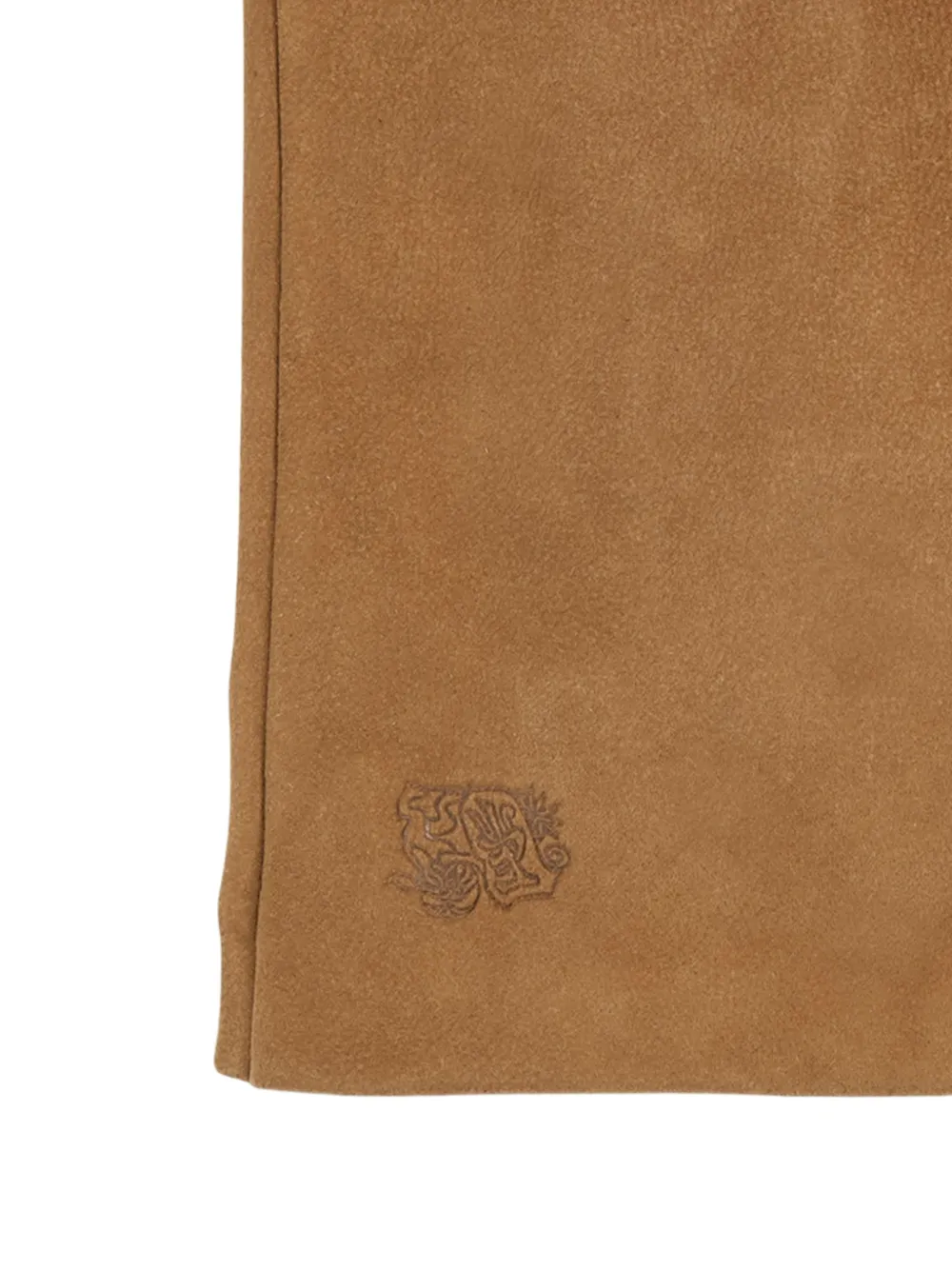 Lottusse Handschoenen met logo-reliëf Beige