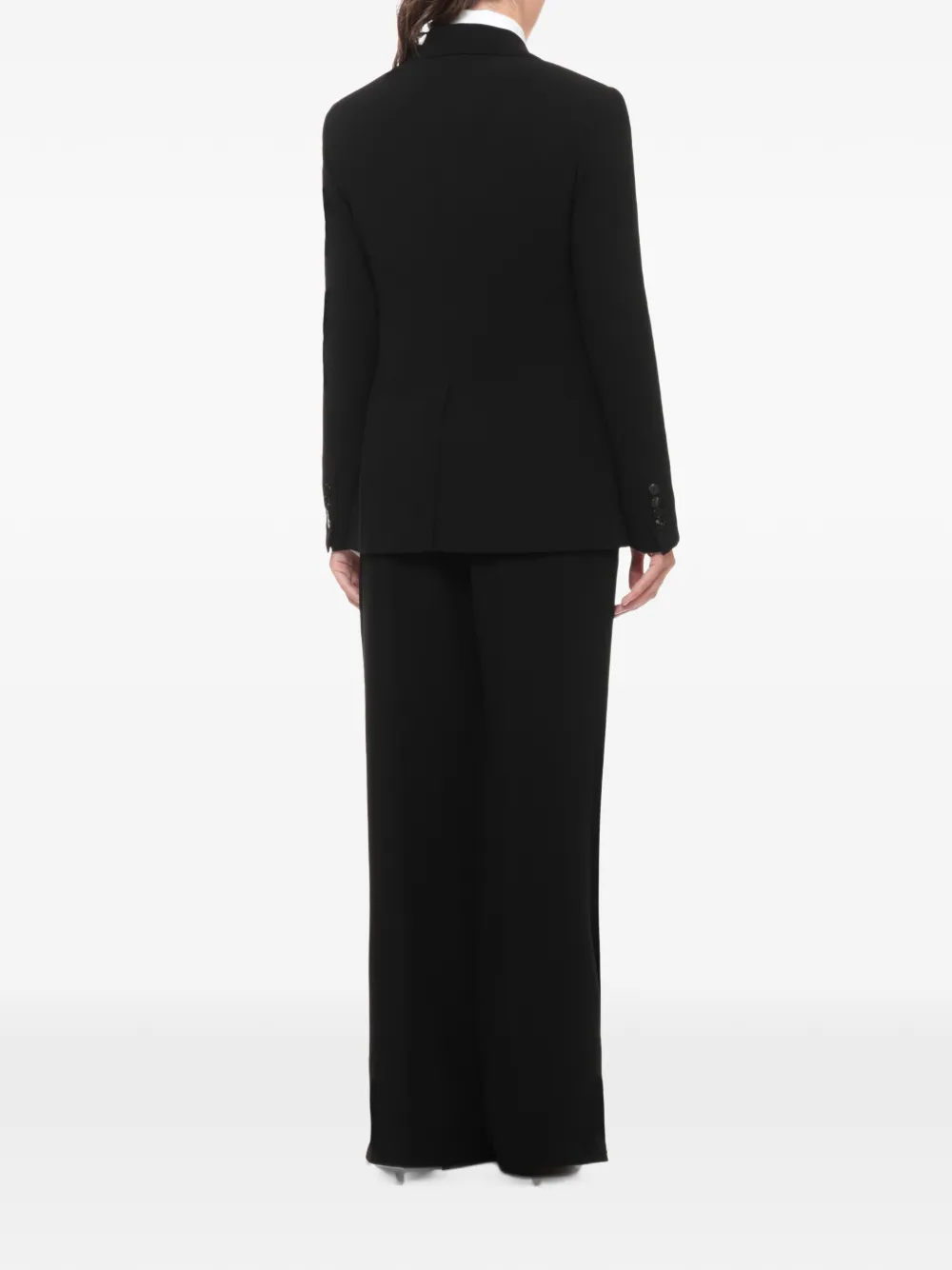 Alberto Biani Blazer met enkele rij knopen Zwart