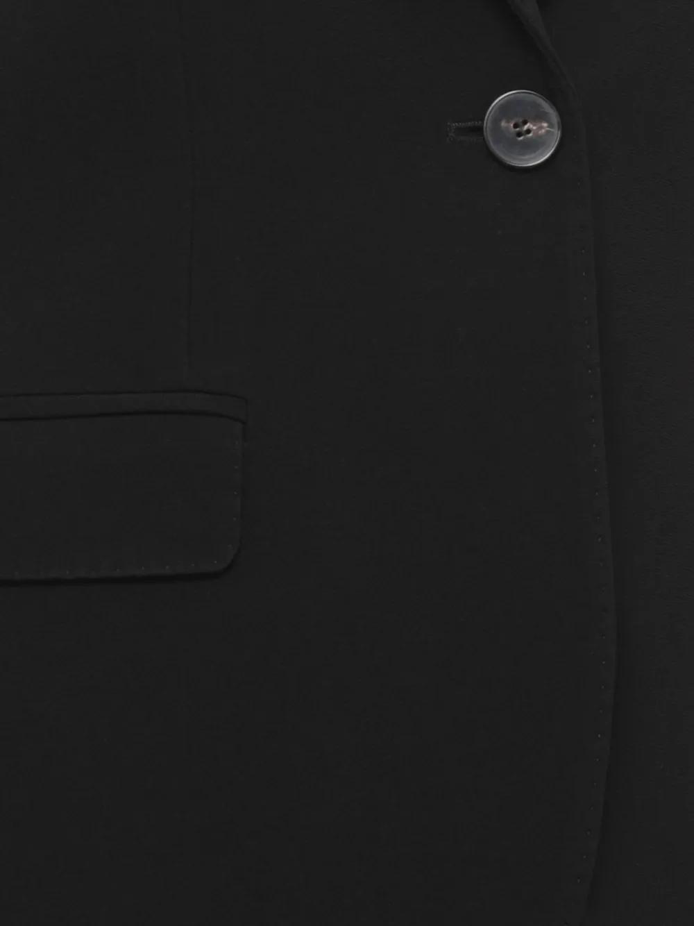 Alberto Biani Blazer met enkele rij knopen Zwart