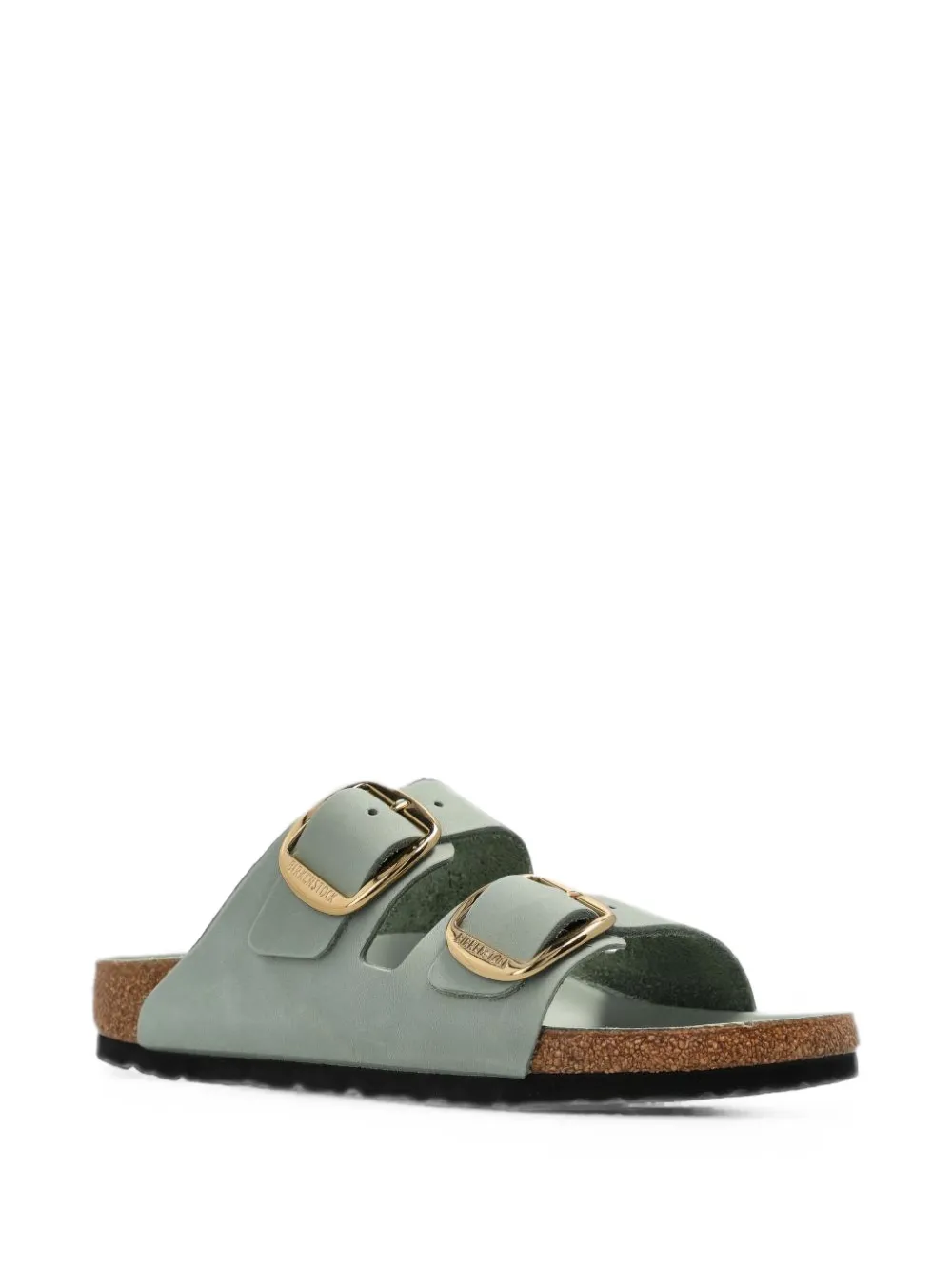 Birkenstock Arizona Big Buckle leather sandals Groen