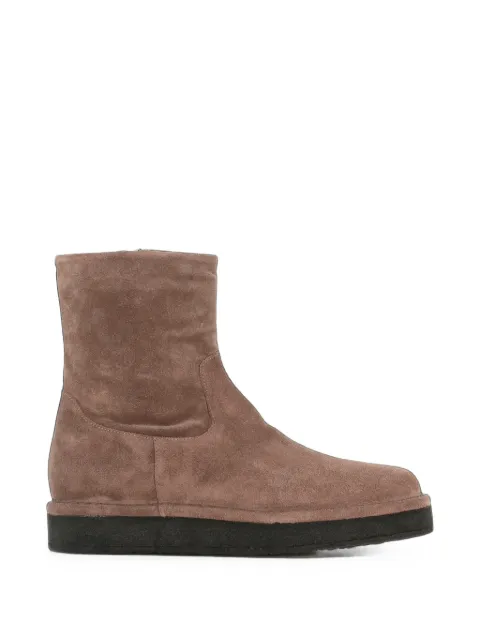 Del Carlo botines de ante con plataforma