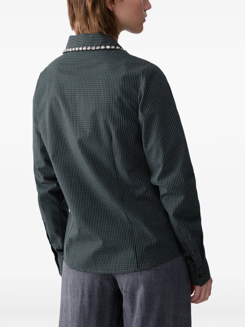 LIU JO Blouse met borduurwerk Groen