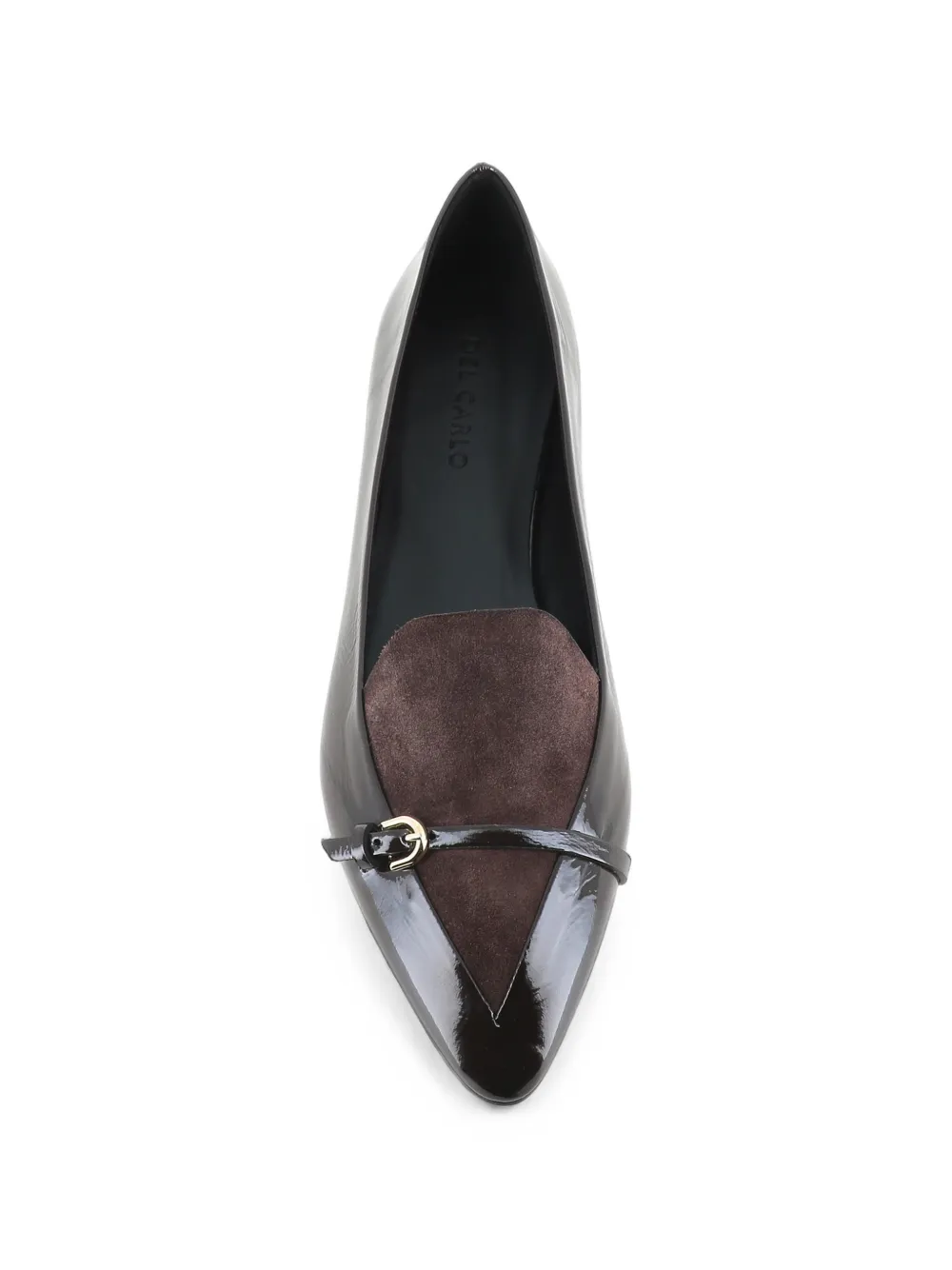 Del Carlo pointed-toe buckled ballet flats Bruin