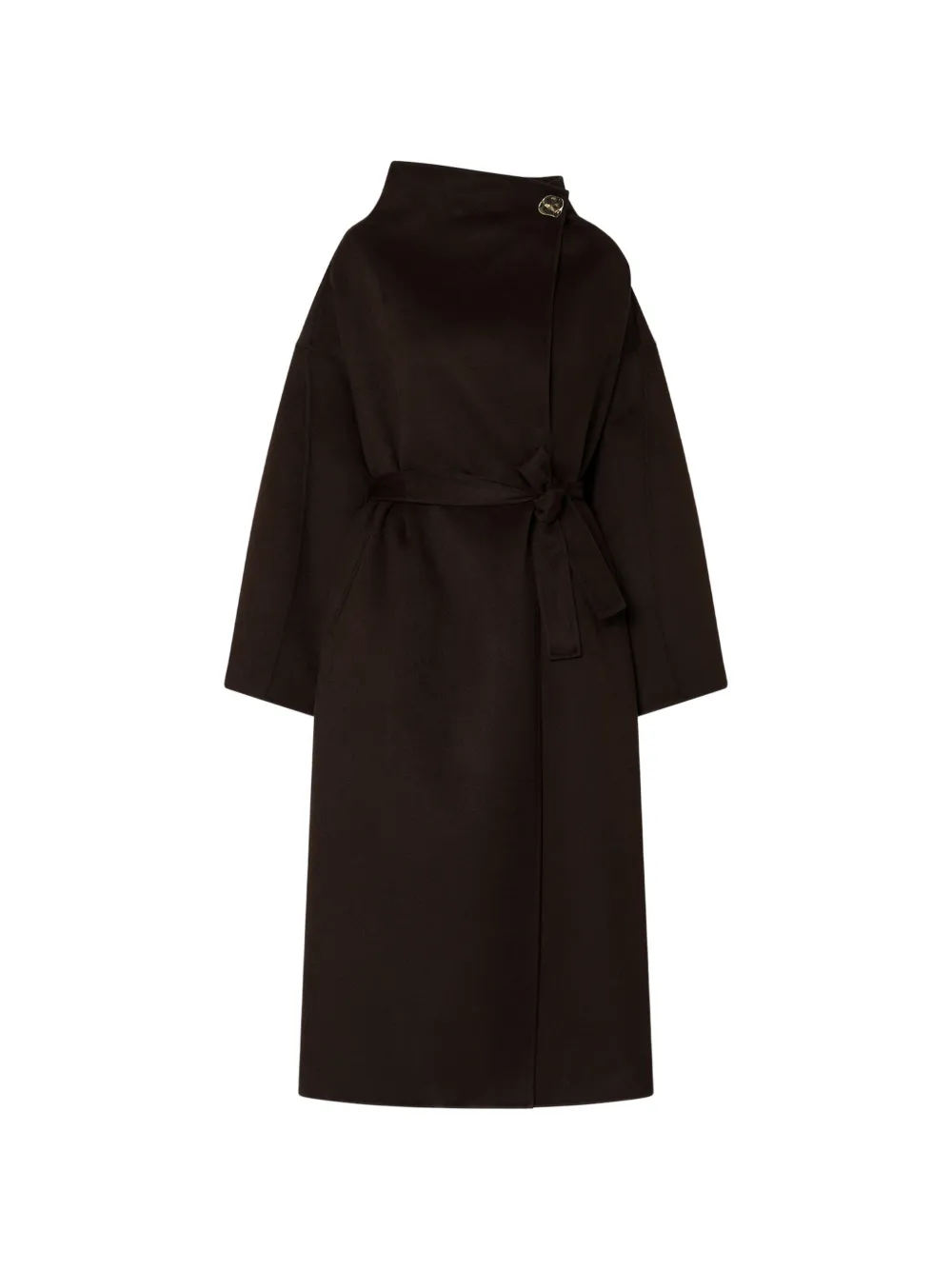 LIU JO oversized wool coat - Marrone