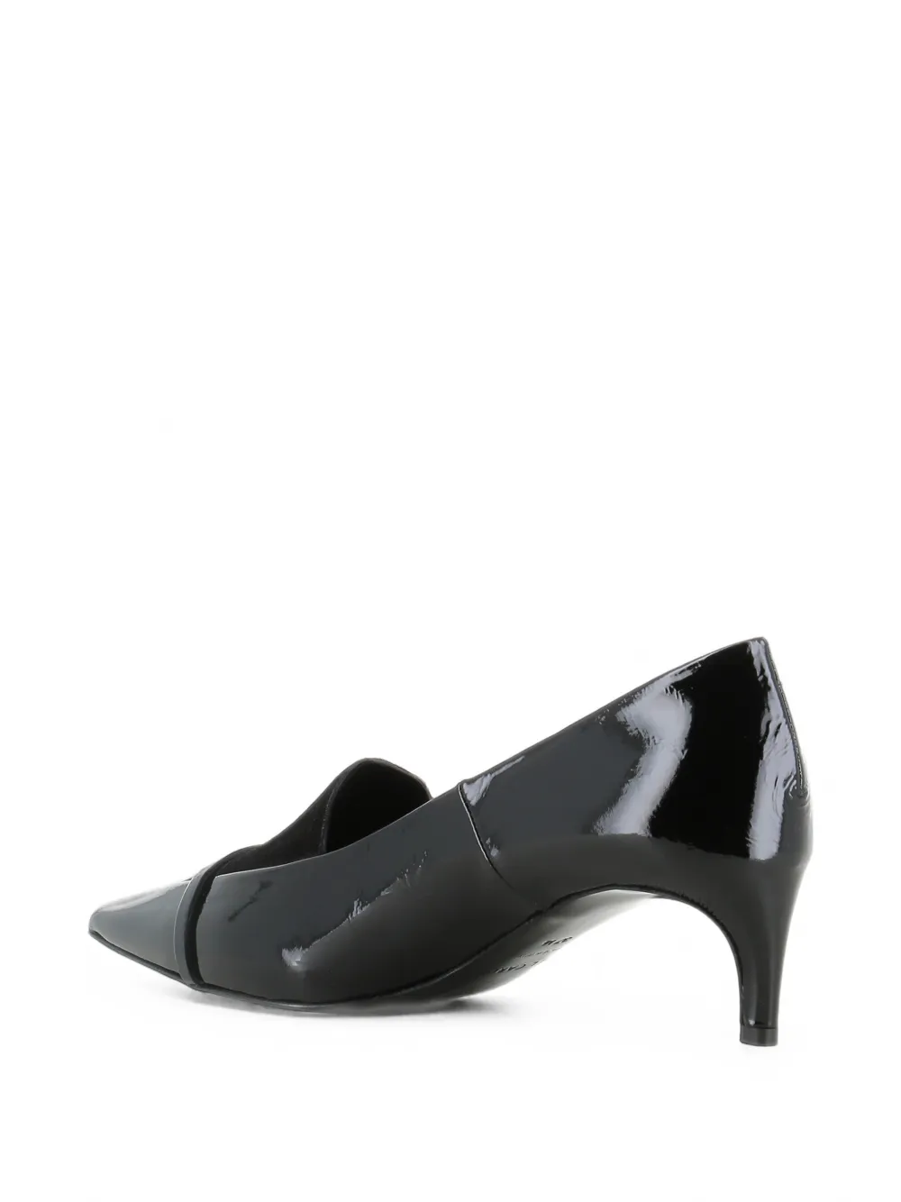 Del Carlo buckle-detail pointed-toe pumps Zwart