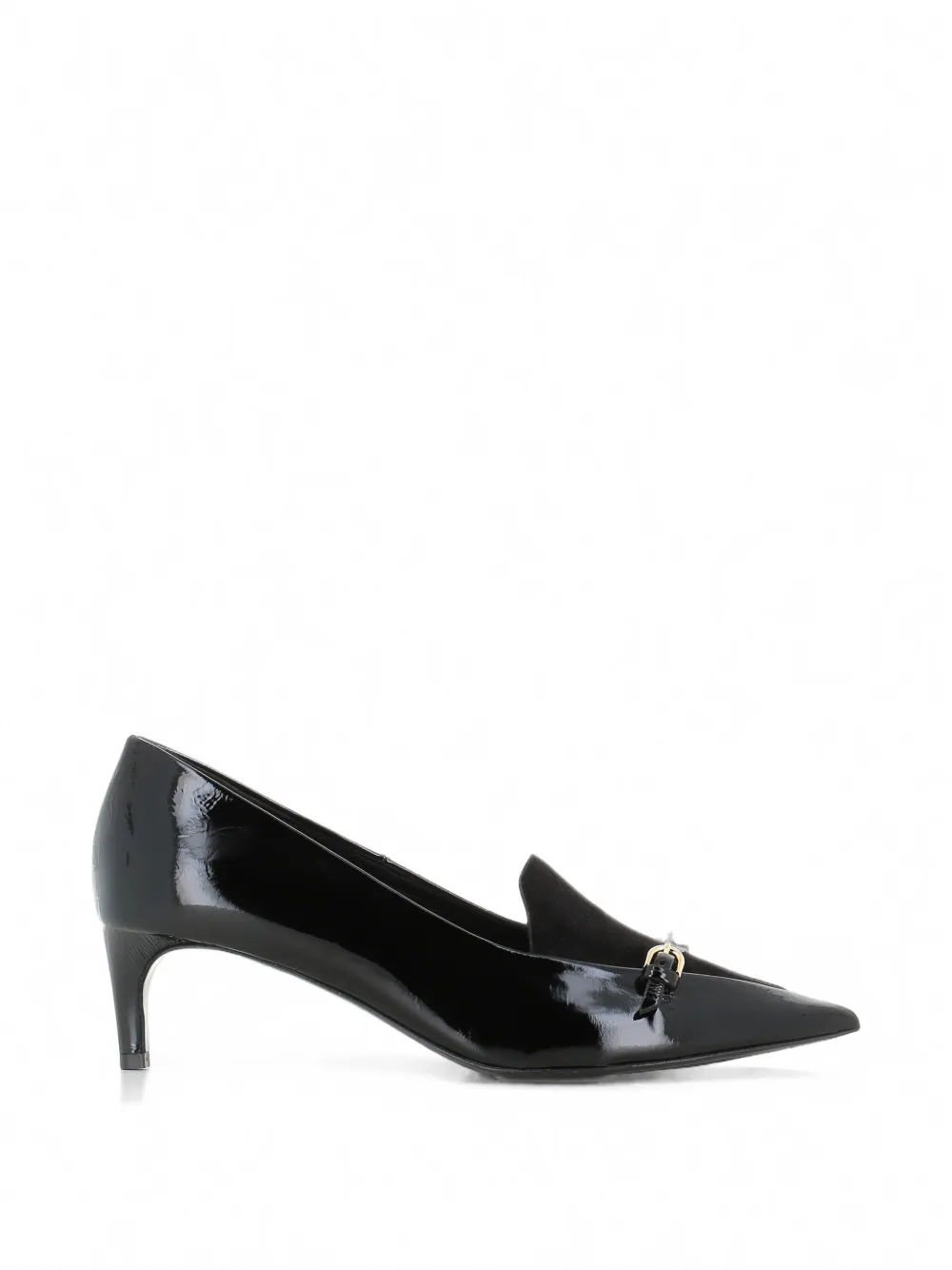 Del Carlo Pumps a punta con fibbia - Nero