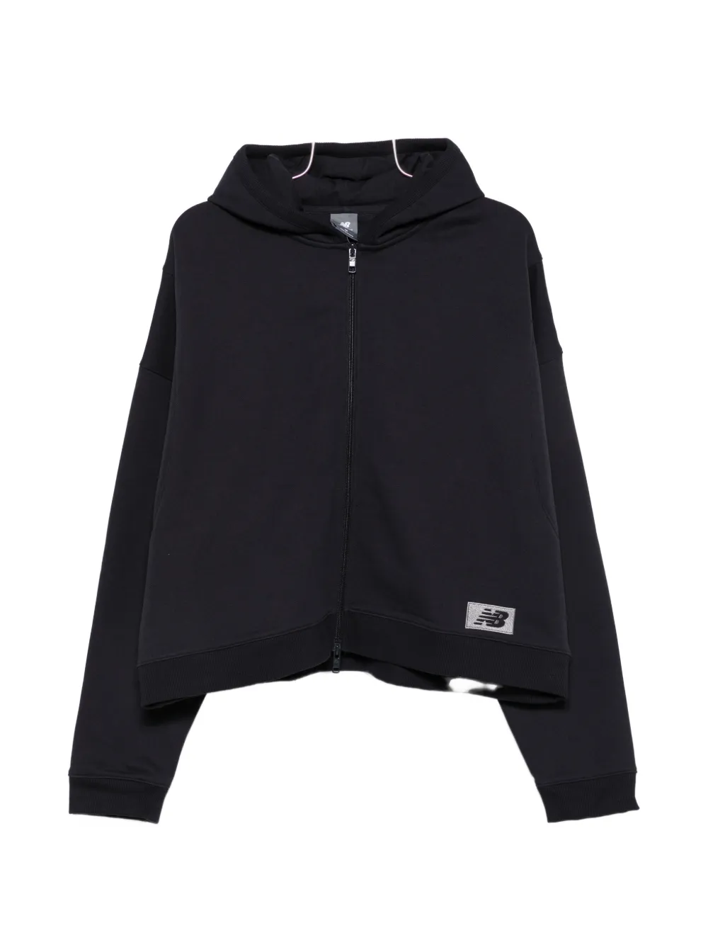 New Balance raglan-sleeve logo-print T-shirt Wit