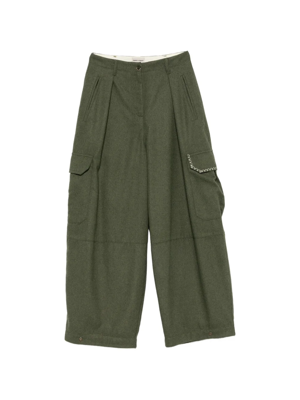 FRONT STREET 8 pleated cargo pants