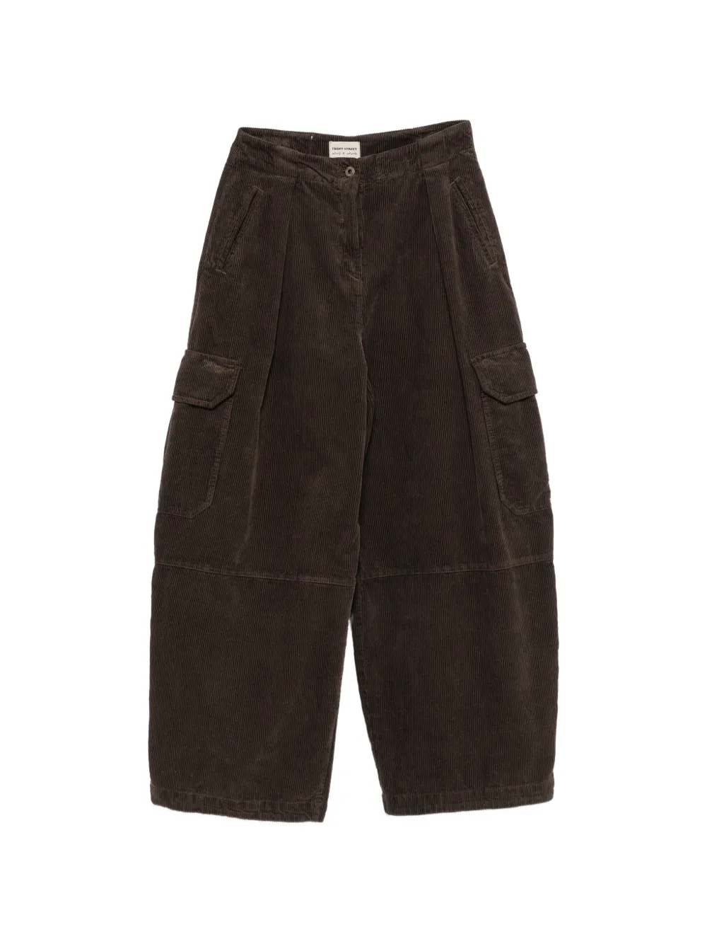 FRONT STREET 8 corduroy-effect cargo pants