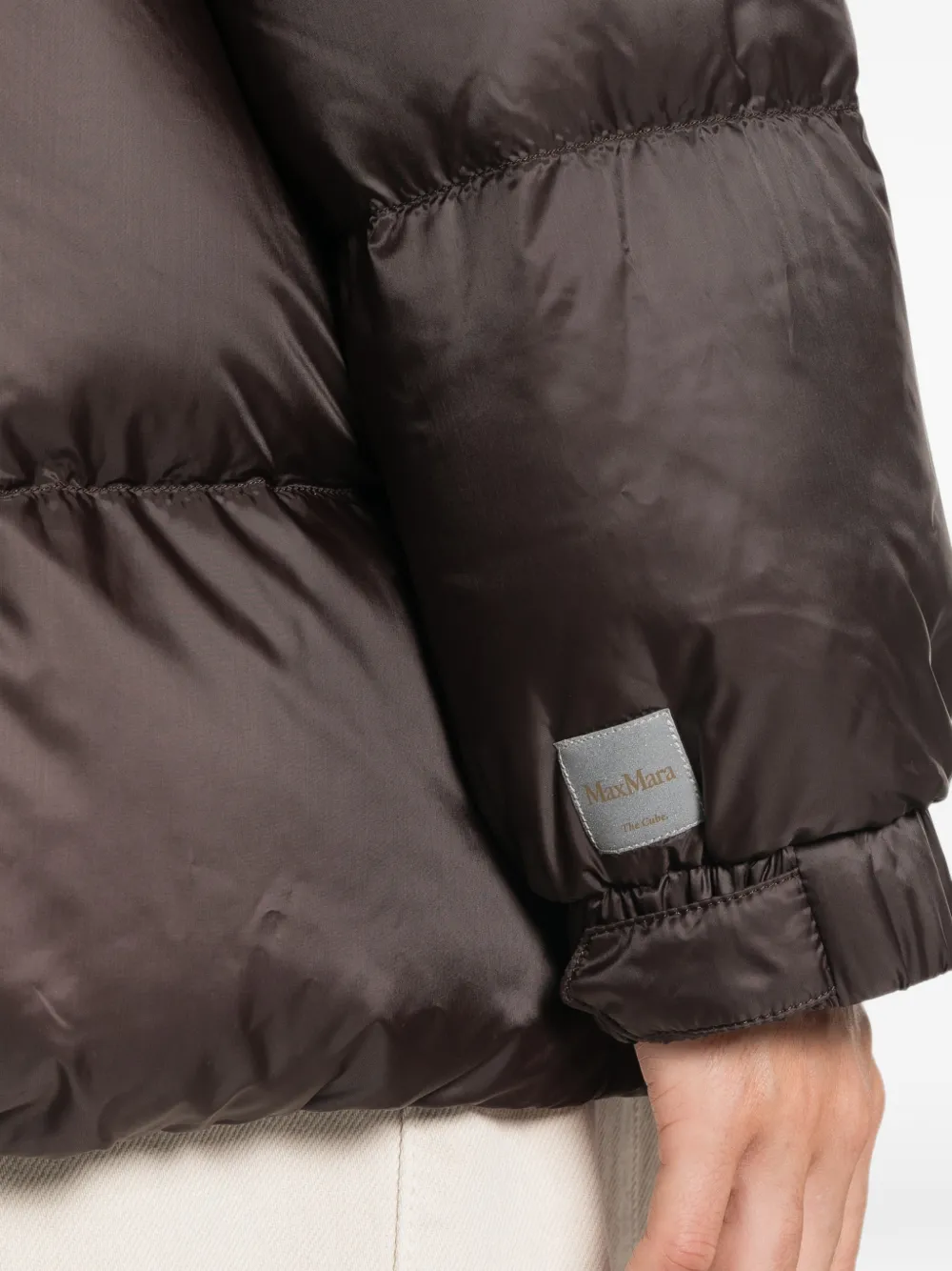 Max Mara Seia The Cube gewatteerd jack Bruin