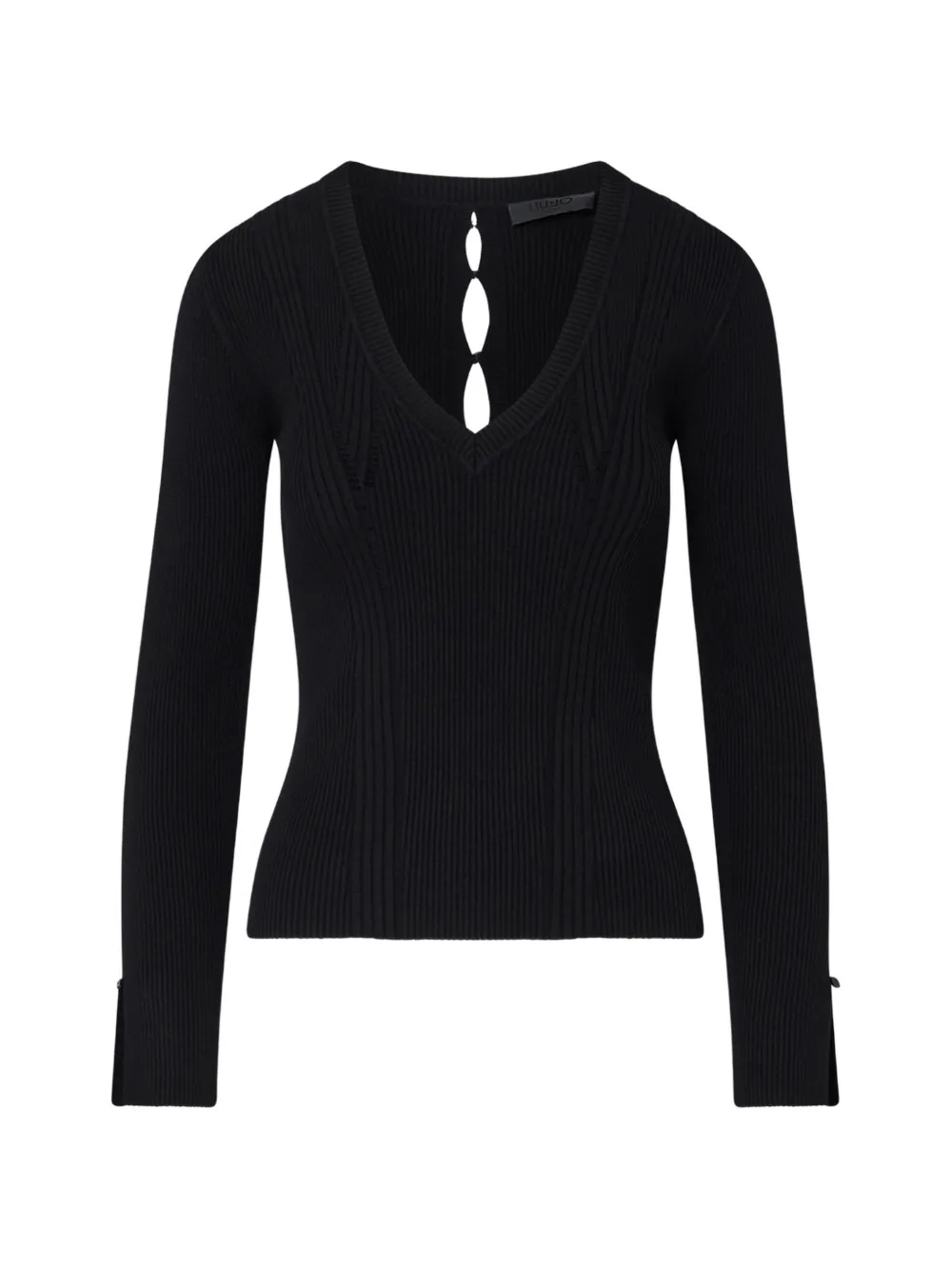 LIU JO V-neck jumper - Nero