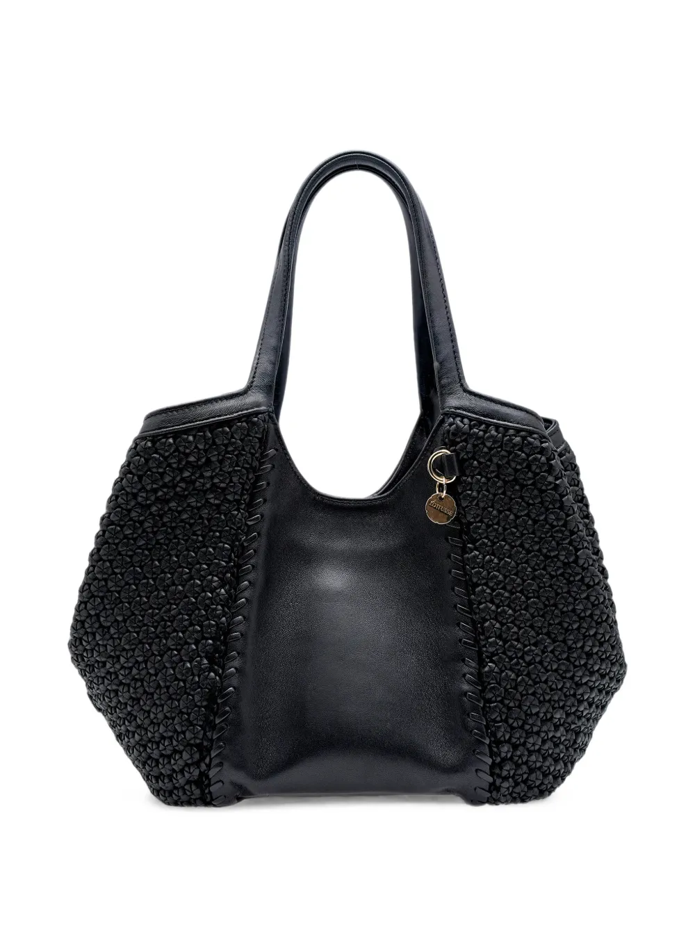 Lottusse Noodluxe woven-panel tote bag