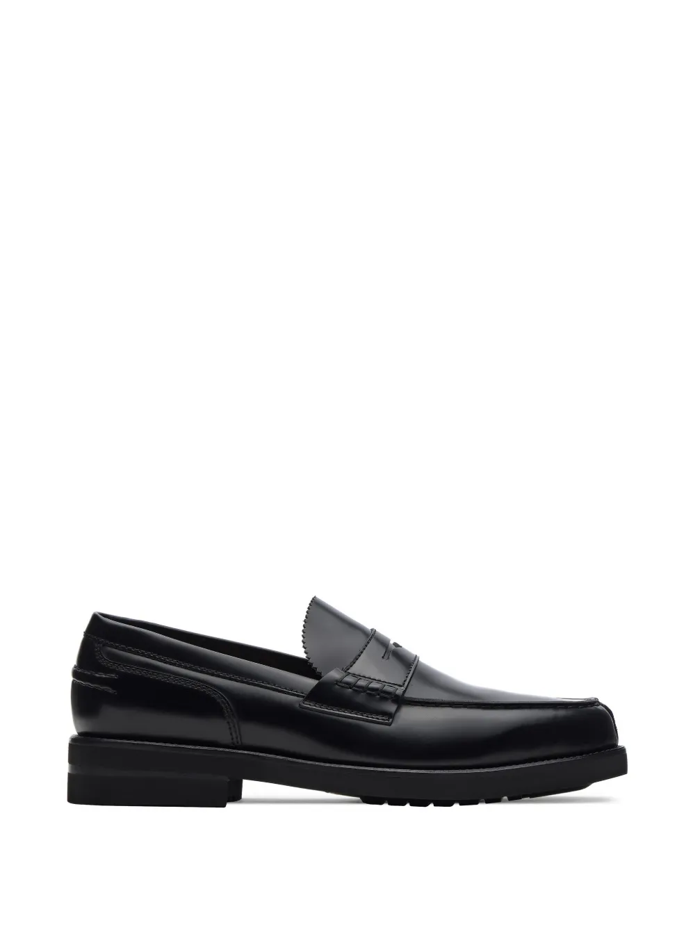 Lottusse Daytona Leather Loafers In Black