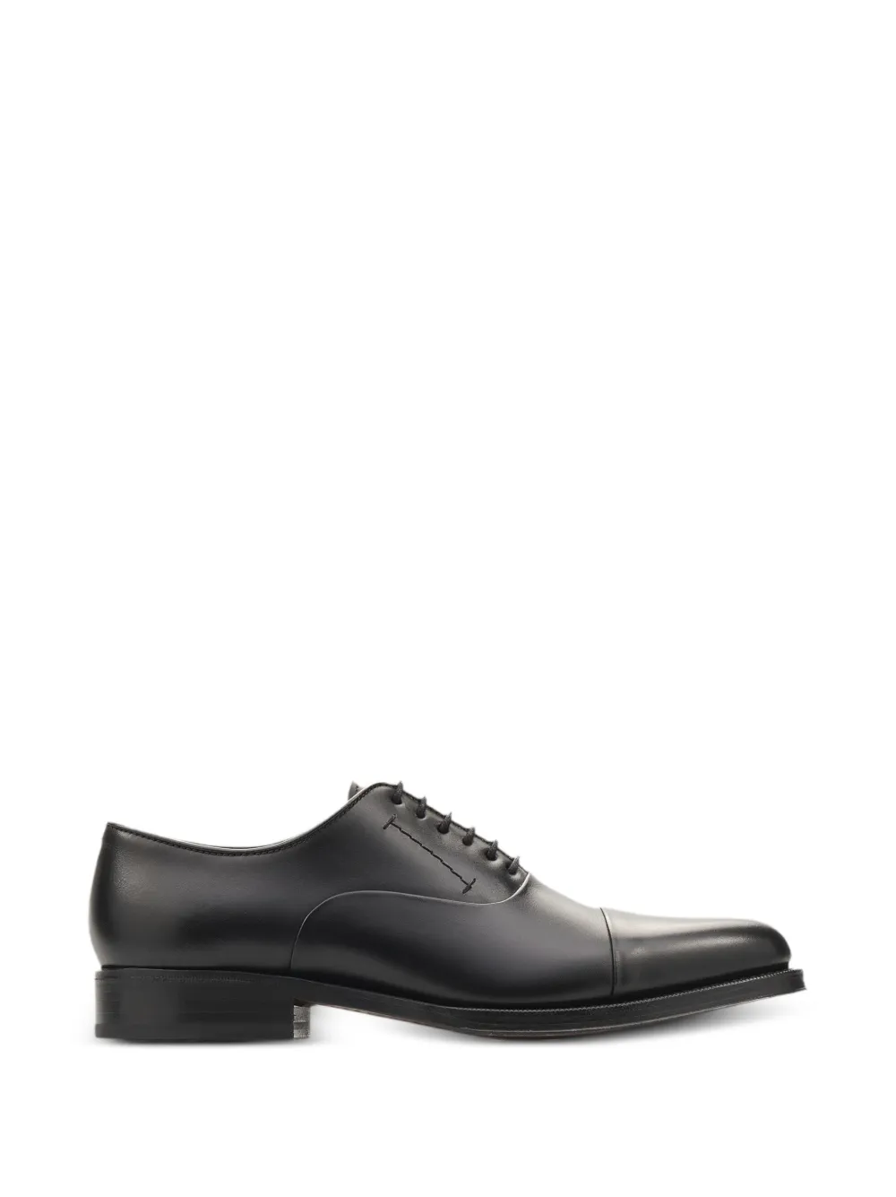 Lottusse Premium Goodyear-welt Oxford Shoes In Black