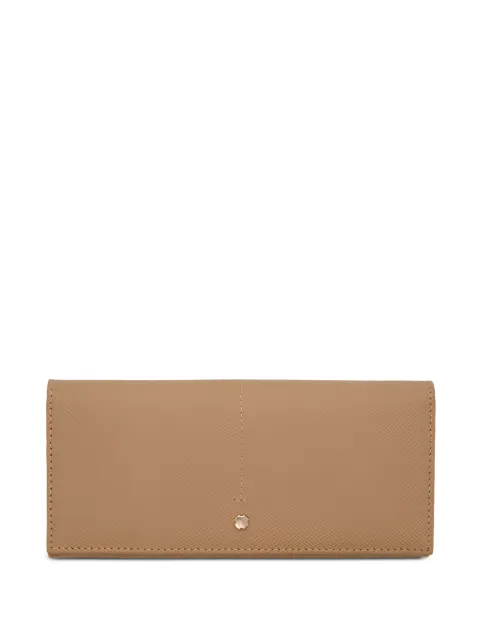 Lottusse grainy-effect leather wallet