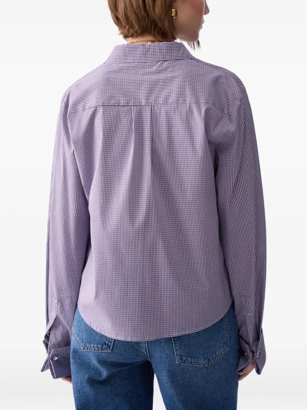 LIU JO Gestreept blouse Paars