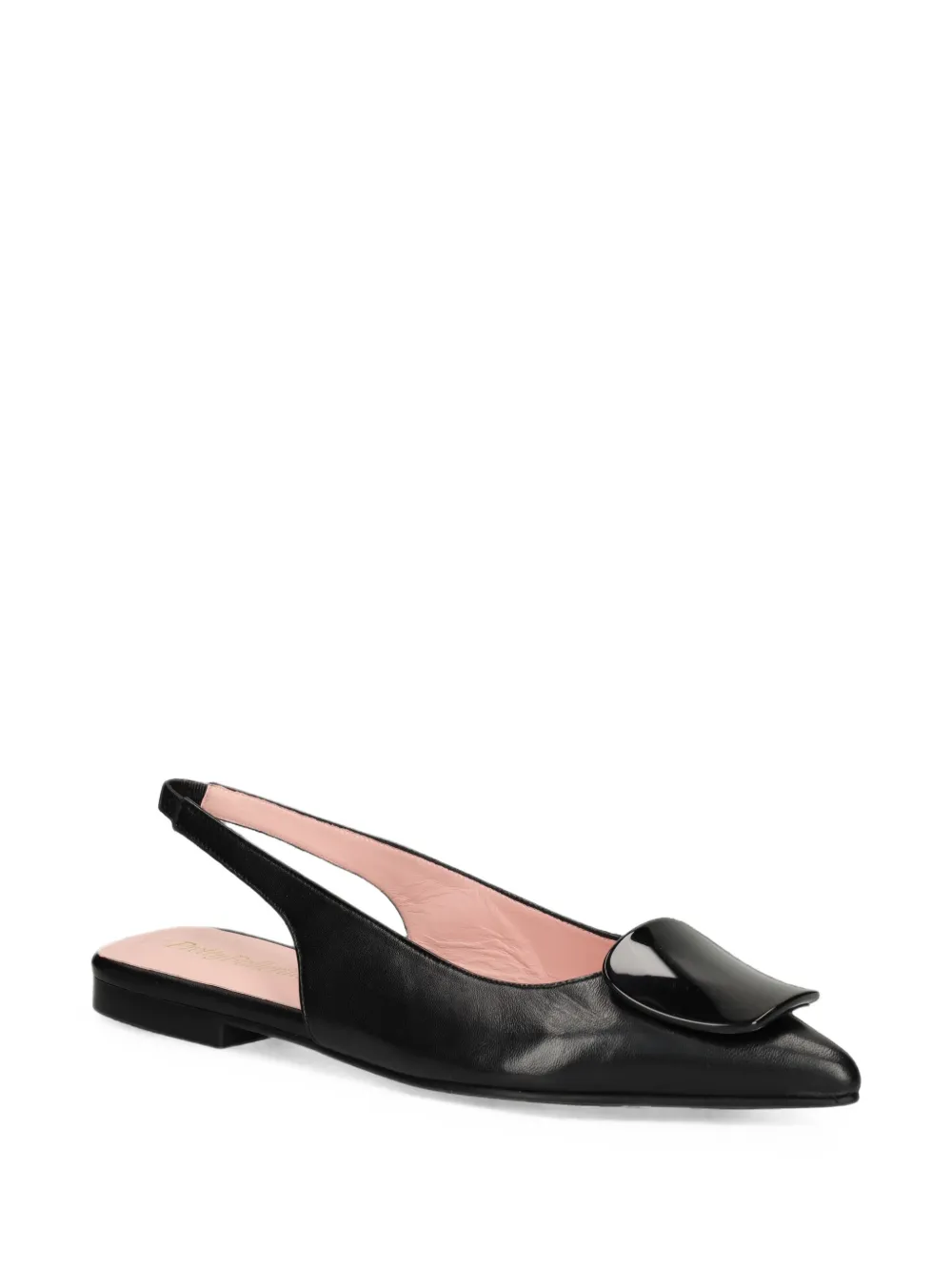 Pretty Ballerinas Yvette slingback ballet flats Zwart