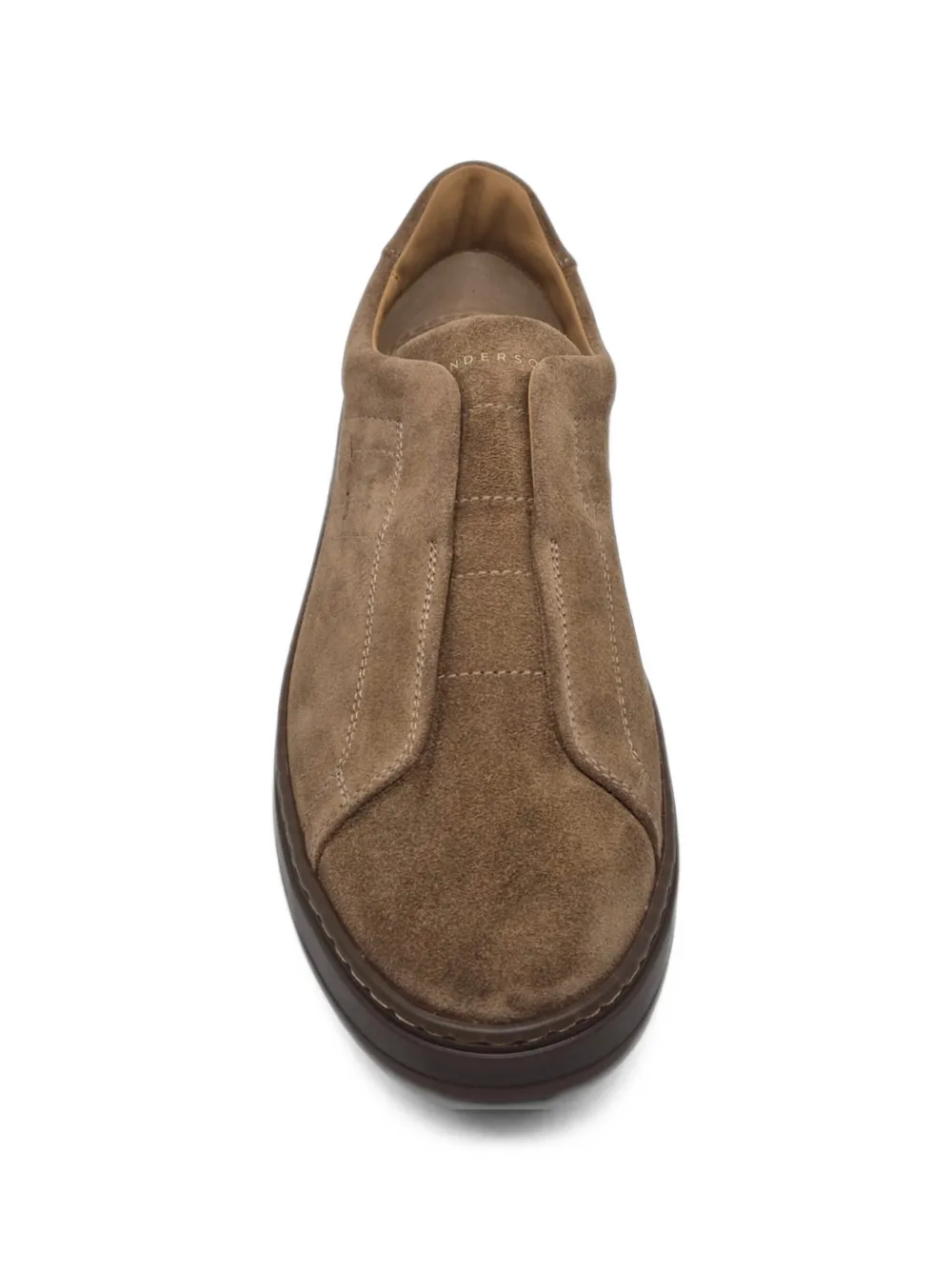 Henderson Baracco suede slip-on sneakers Bruin