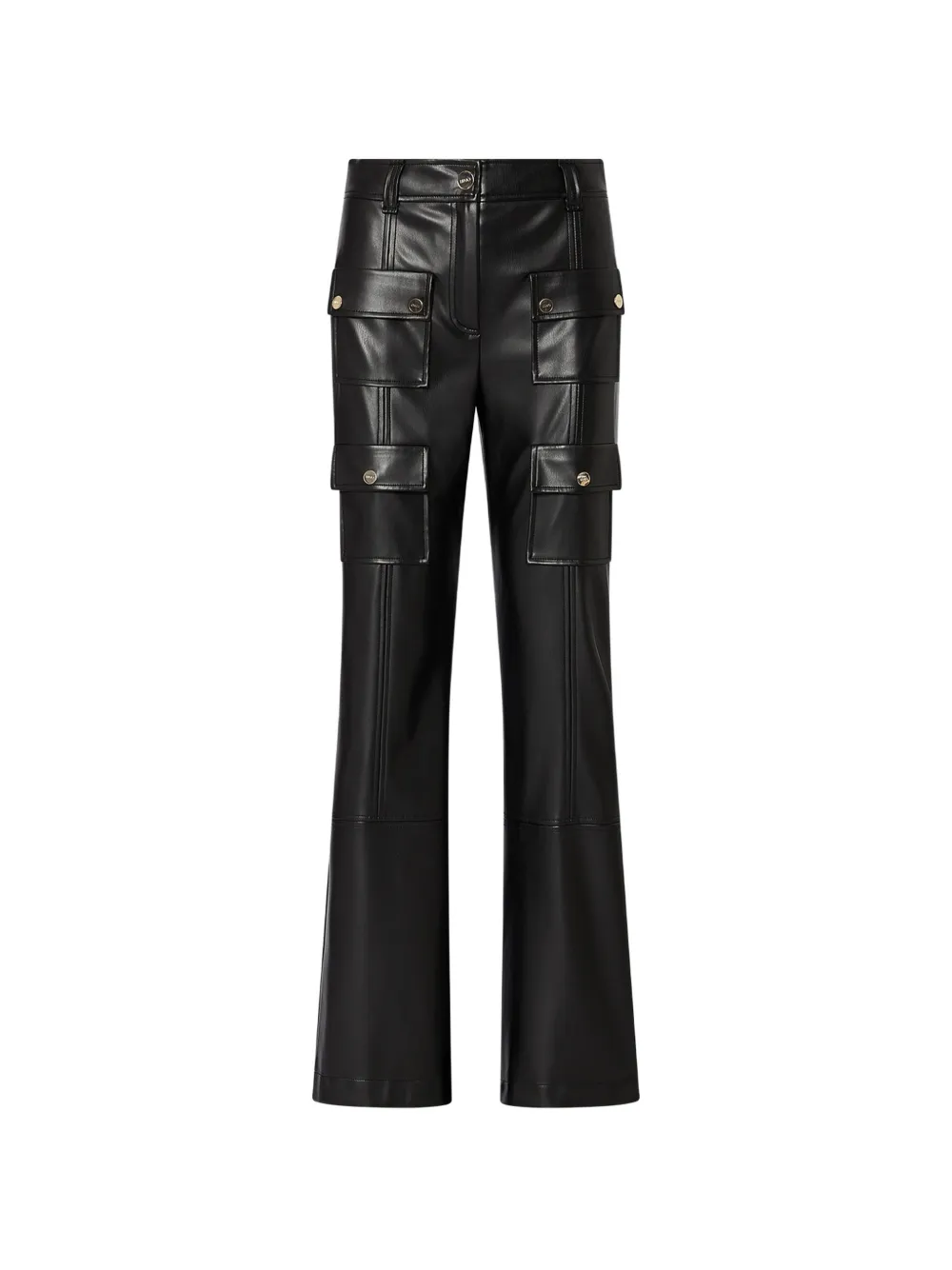 LIU JO coated fabric trousers - Nero