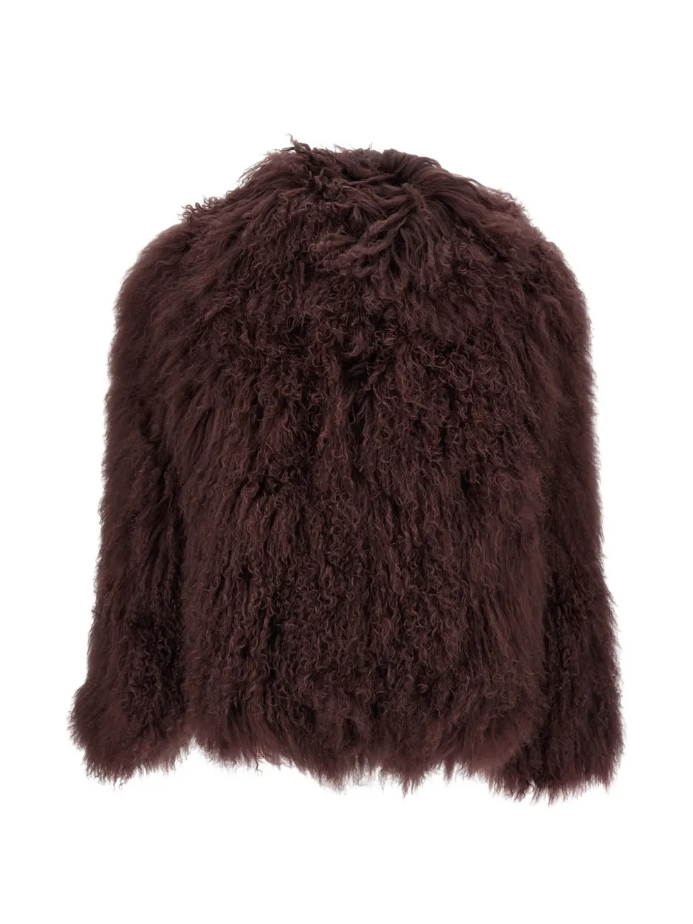 Martha Louis wool fur jacket - Braun