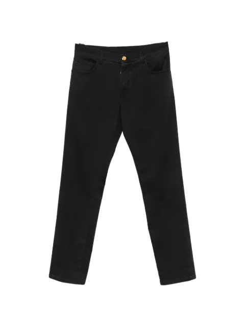 Stefano Ricci logo-plaque jeans