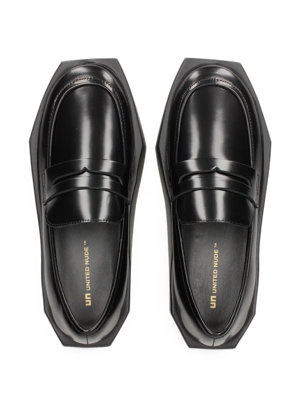 United Nude Stone platform loafers Zwart