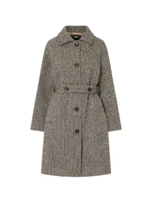 Dolce & Gabbana Herringbone Coat | Grey | FARFETCH