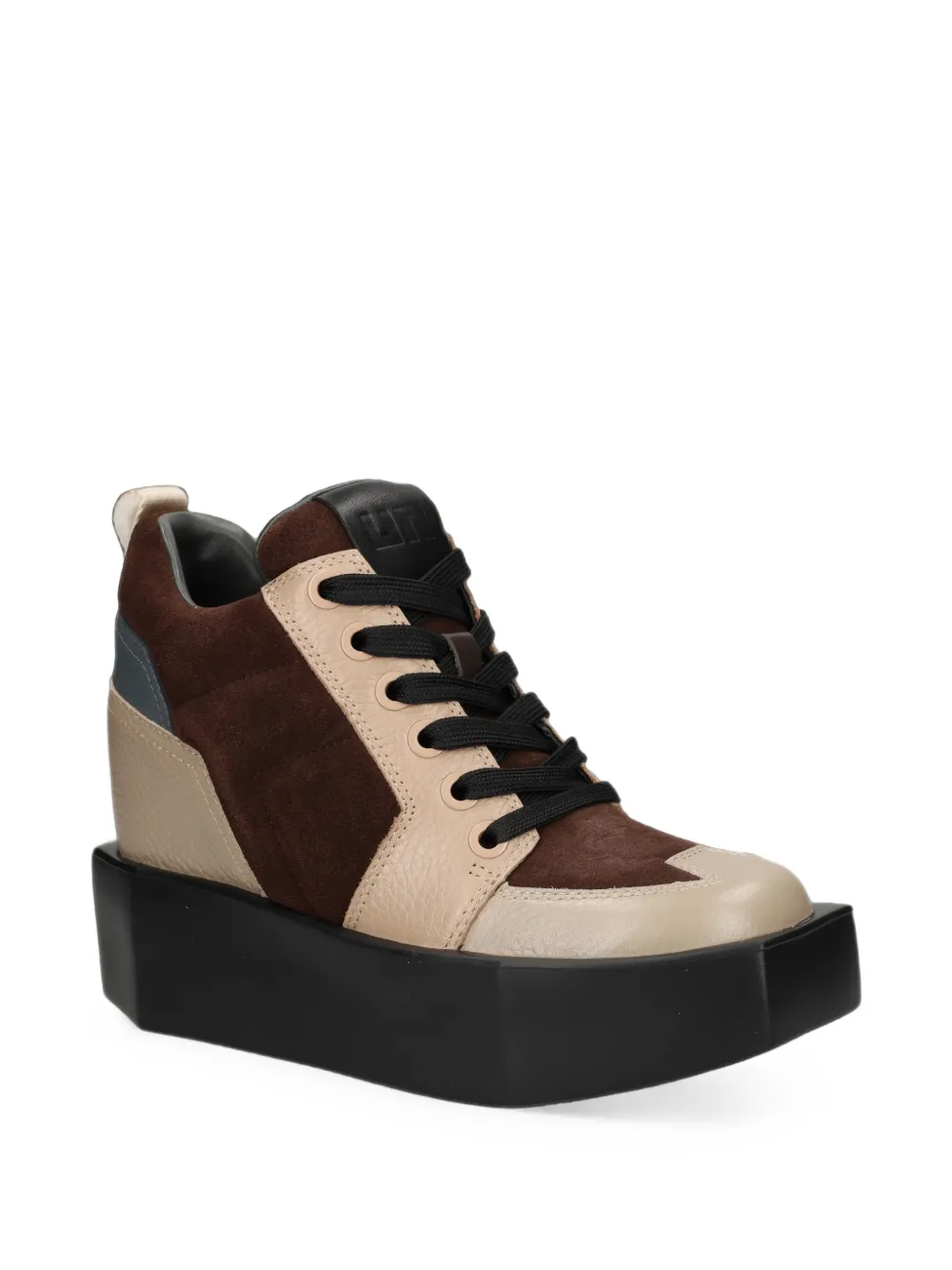 United Nude Stonecourt Mid panelled sneakers Bruin