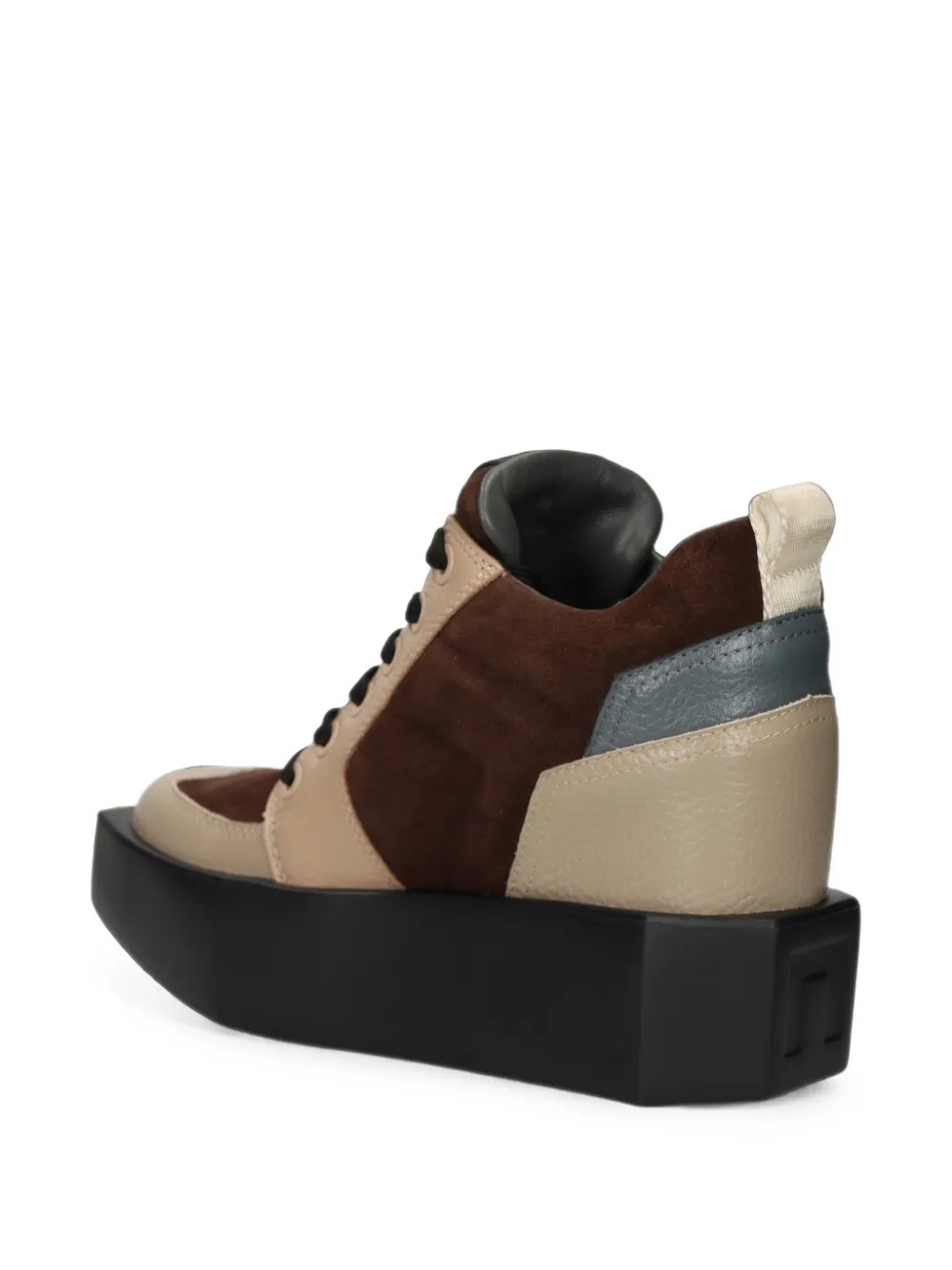 United Nude Stonecourt Mid panelled sneakers Bruin