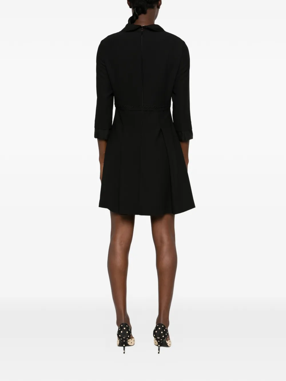 Vivetta Mini-jurk met ruches Zwart