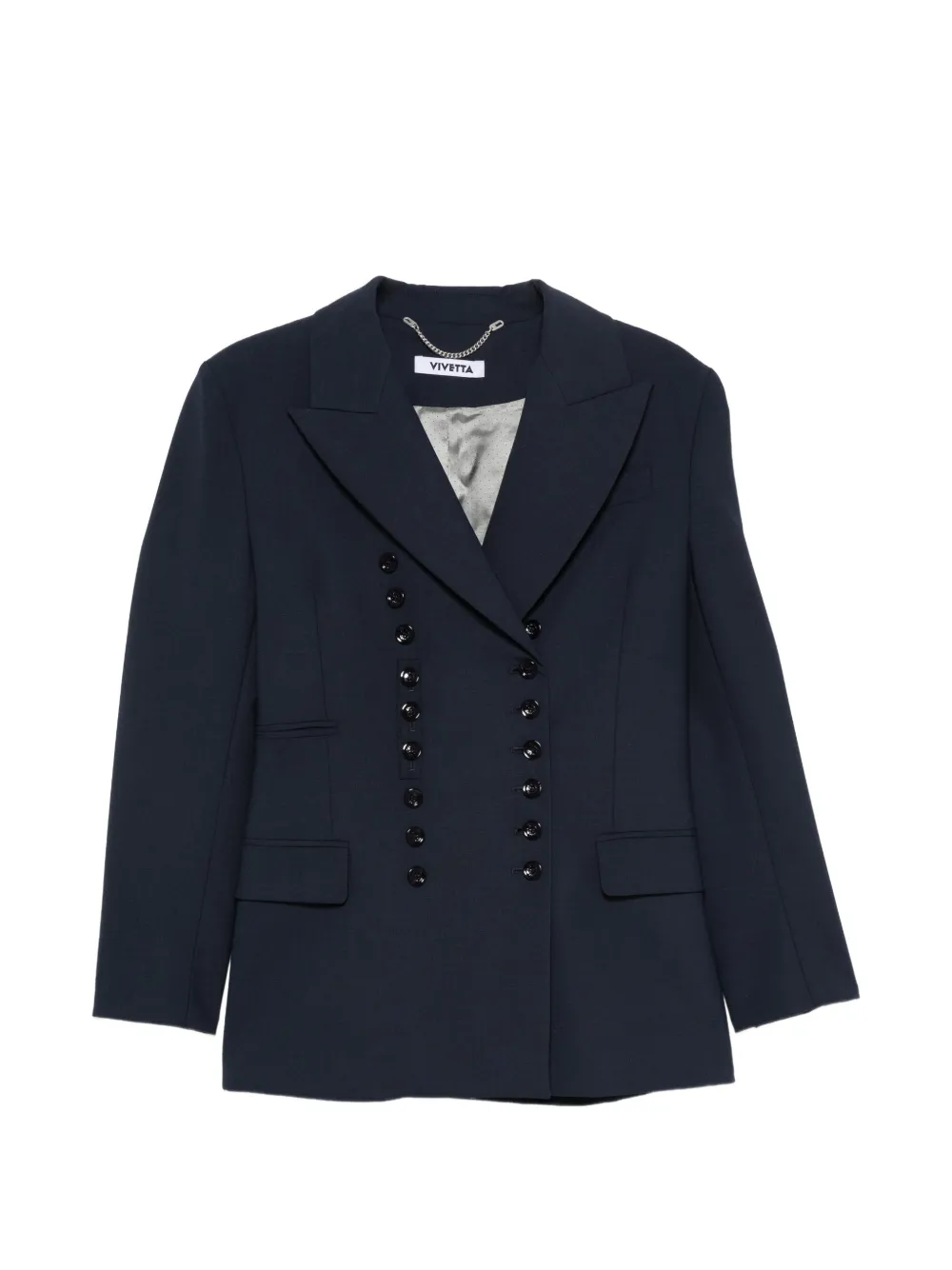 Vivetta Double-breasted Jacket In Red