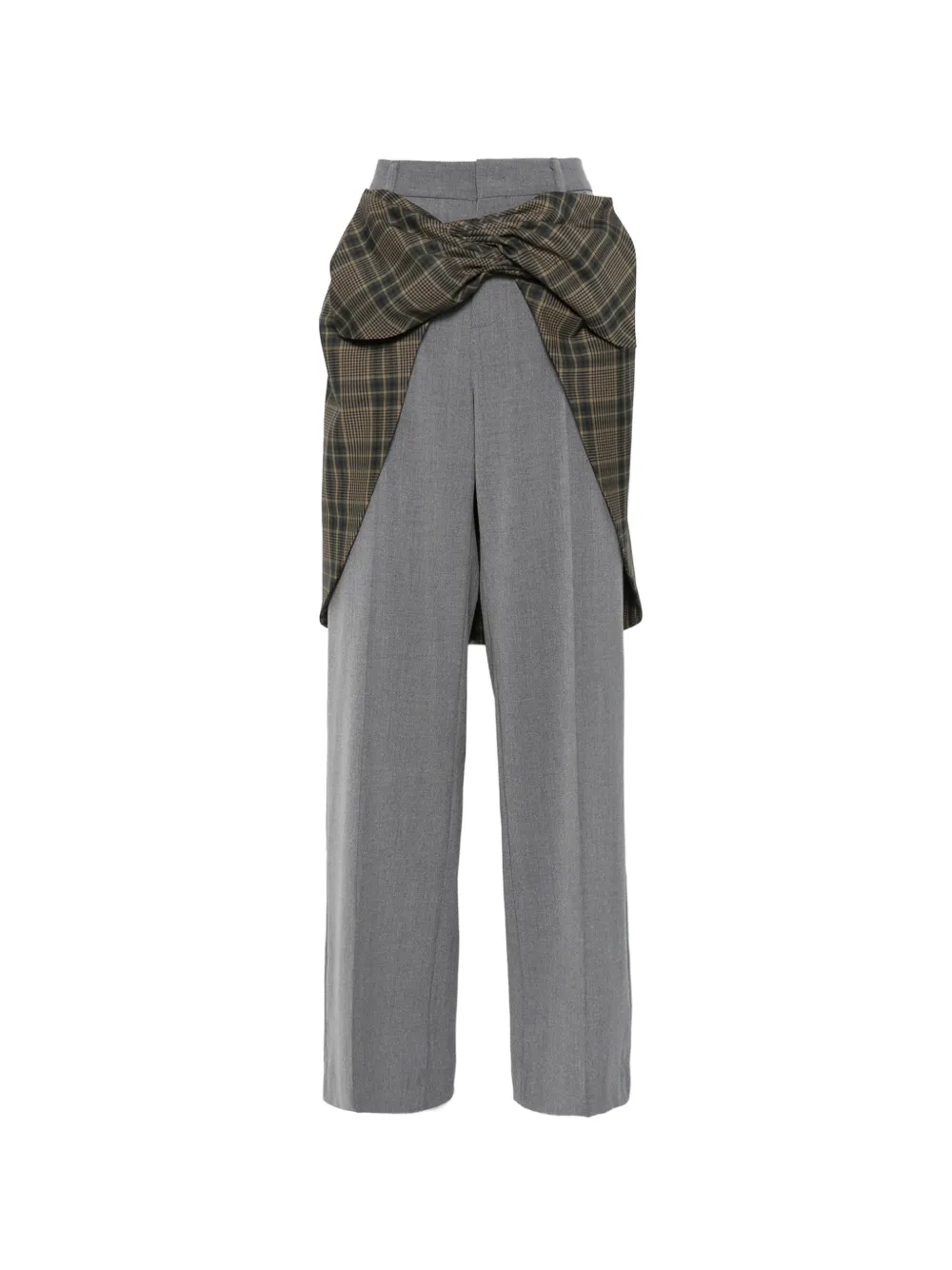 Vivetta pantalon ample à carreaux - Gris Vivetta pantalon ample à carreaux - Gris