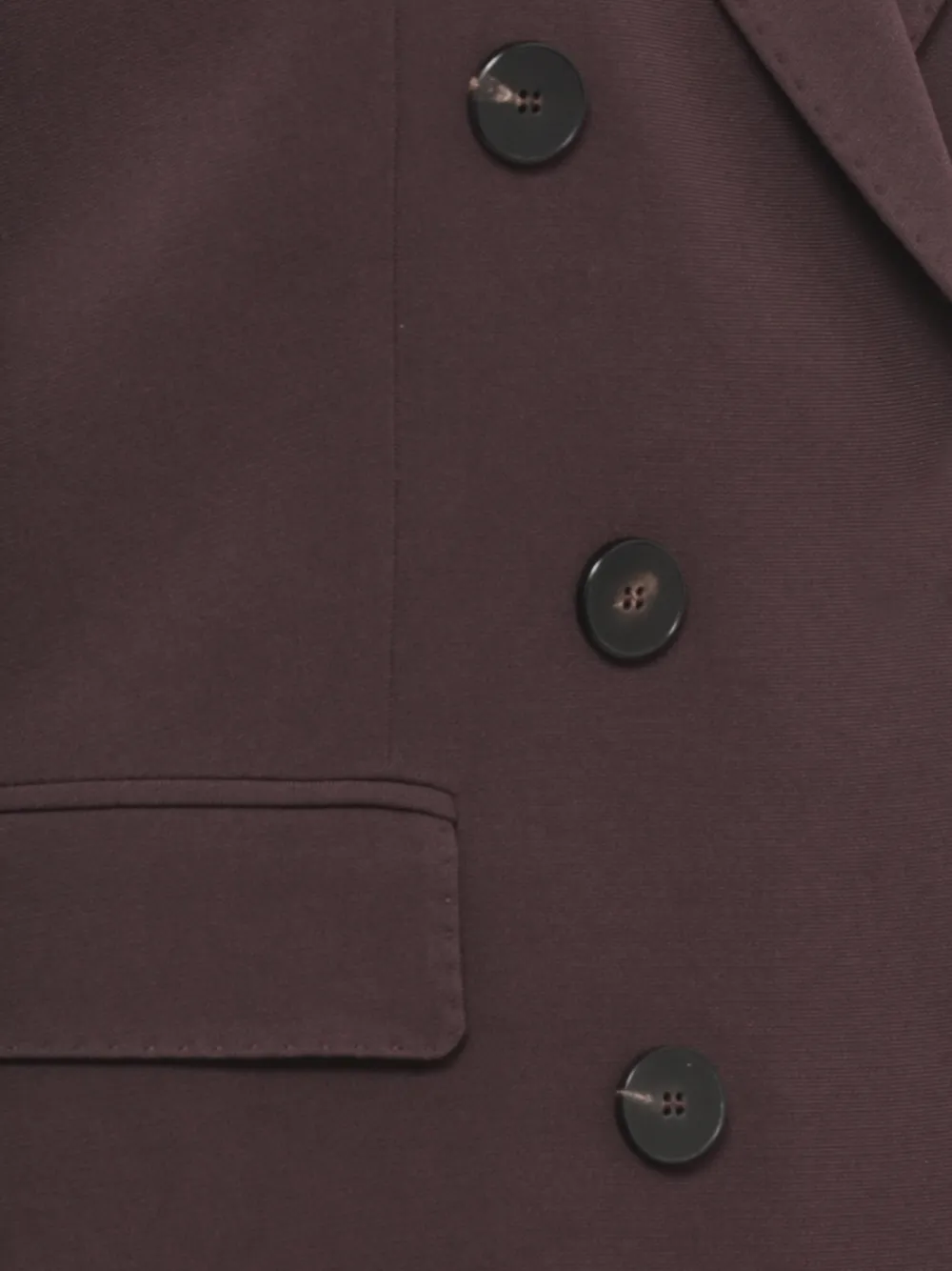 Alberto Biani Blazer met dubbele rij knopen Bruin