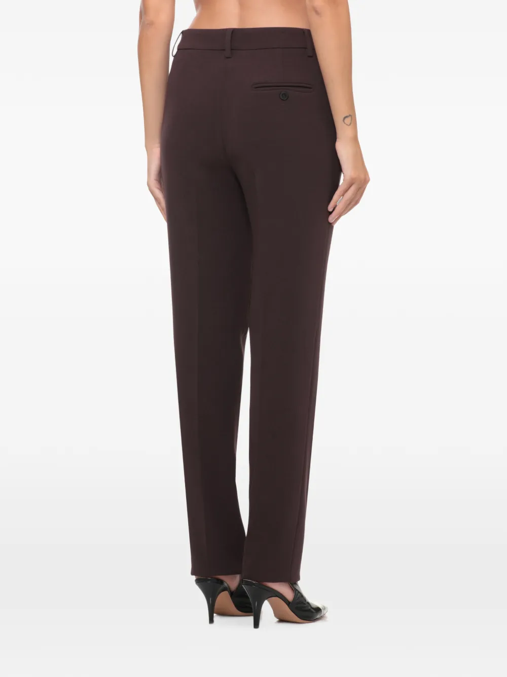 Alberto Biani Straight pantalon Bruin