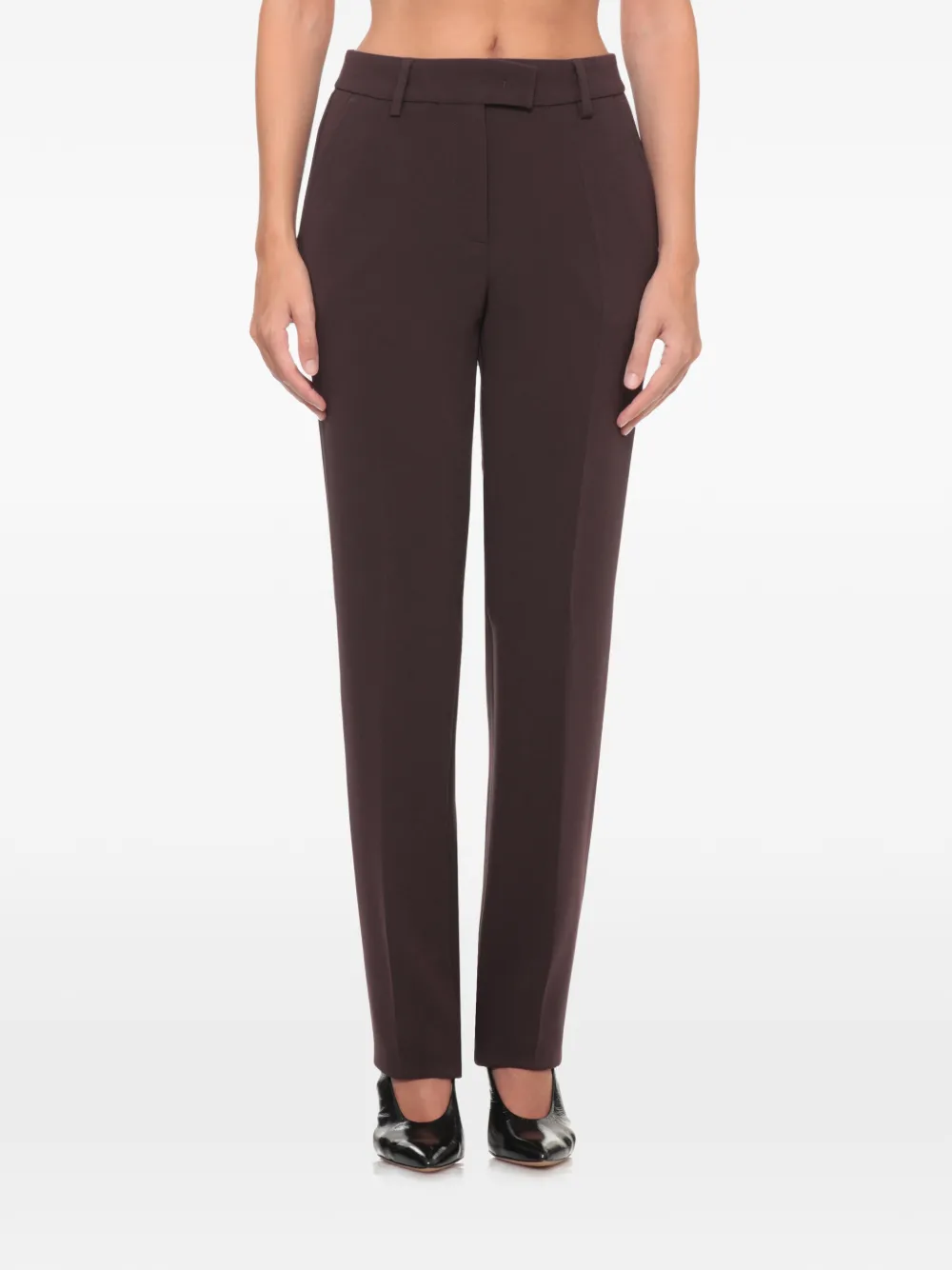 Alberto Biani Straight pantalon Bruin