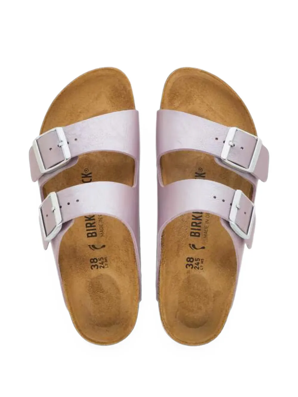 Birkenstock Arizona buckle-fastening sandals Roze